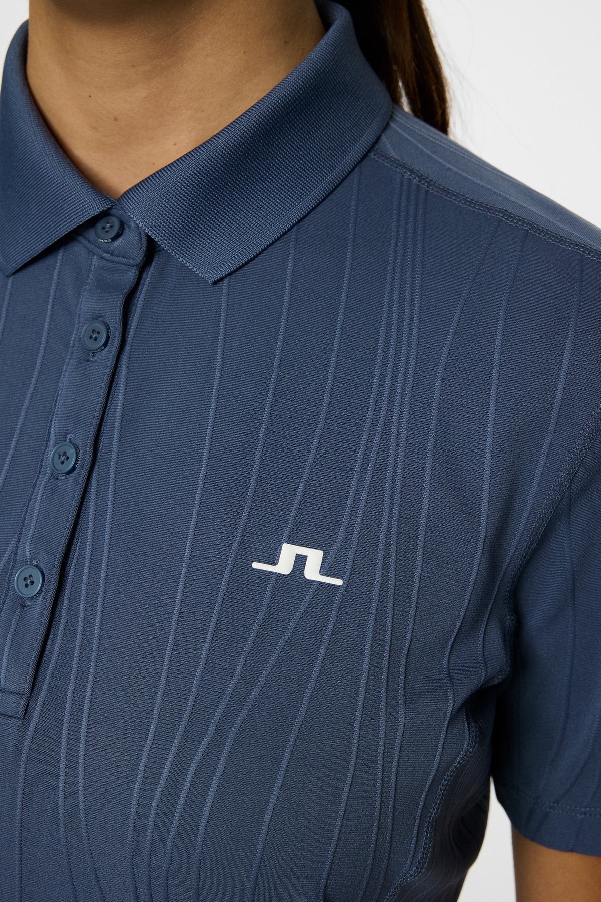 Izara Polo in Vintage Indigo by J.Lindeberg