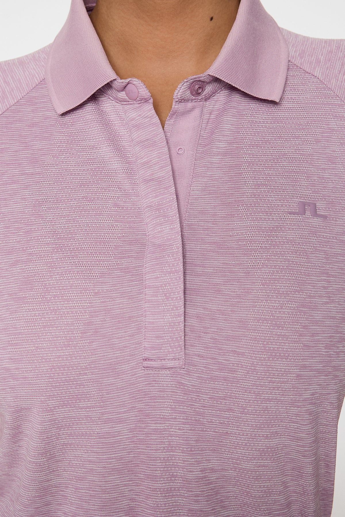 Minnie Polo in Very Grape Melange by J.Lindeberg