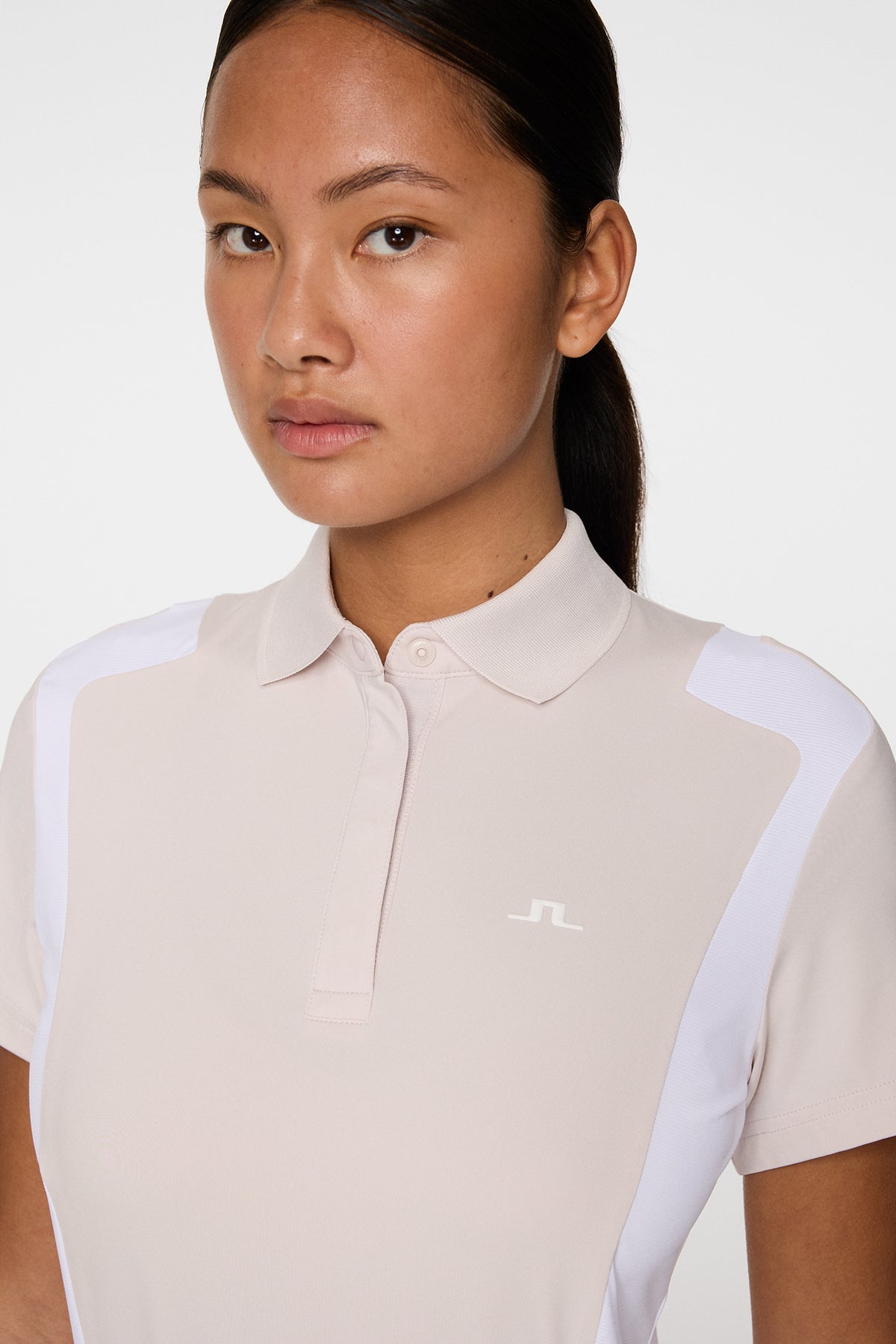 Bea Polo in Grey Lilac by J.Lindeberg