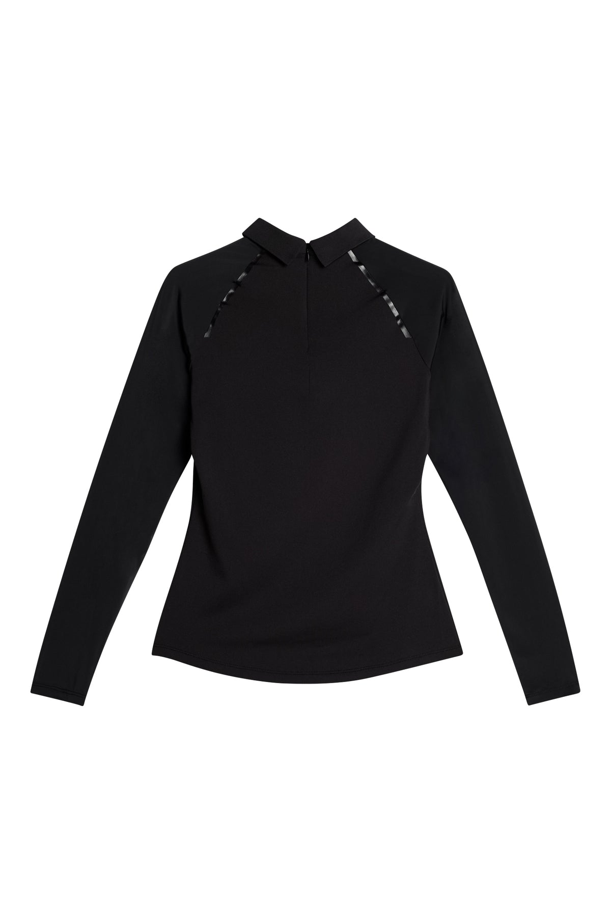 Tori Hybrid LS Polo in Black by J.Lindeberg