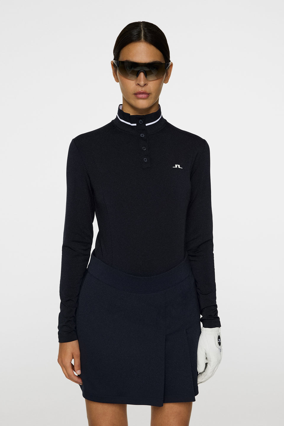 Hertta Long Sleeve Polo / JL Navy
