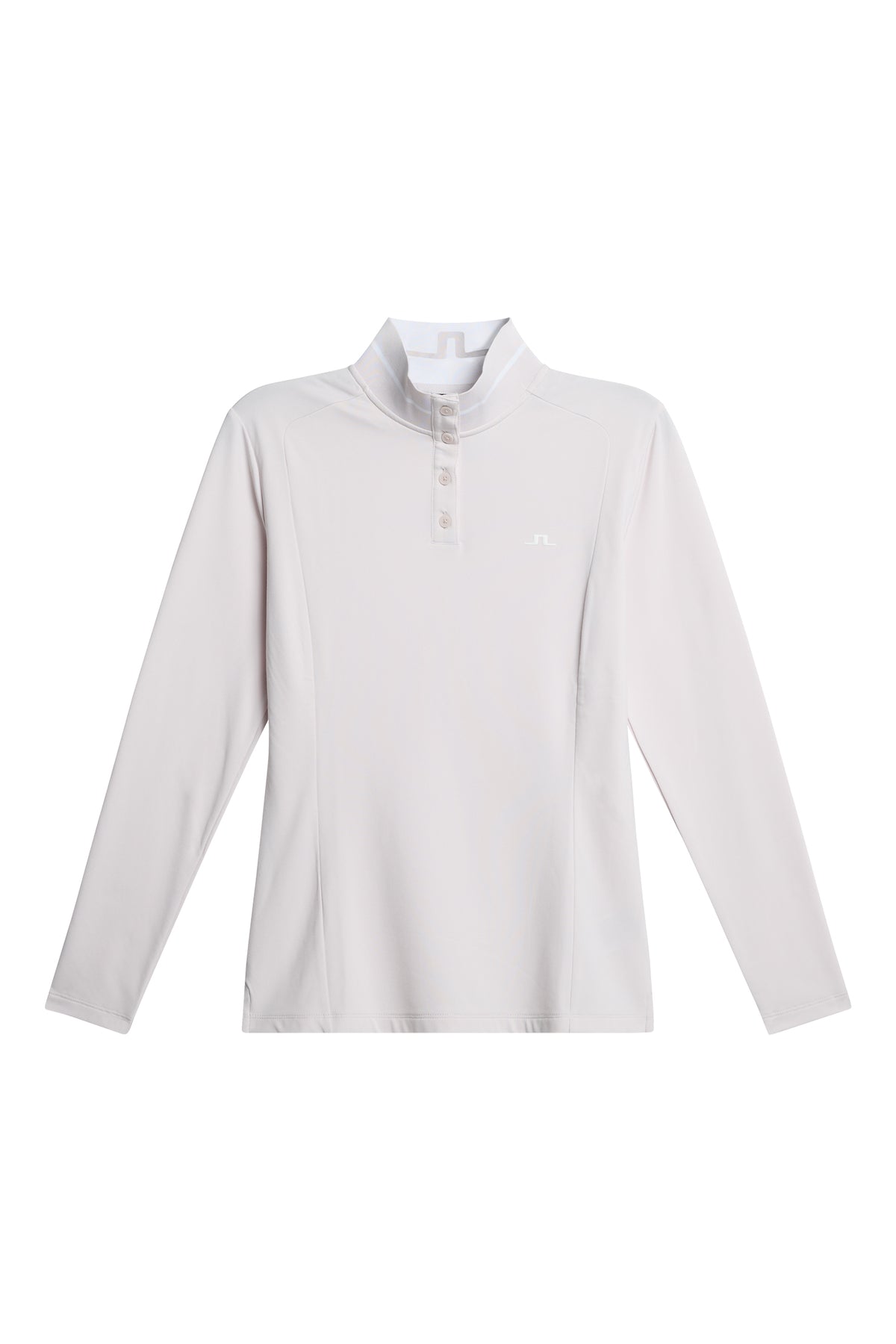 Hertta Long Sleeve Polo in Grey Lilac by J.Lindeberg