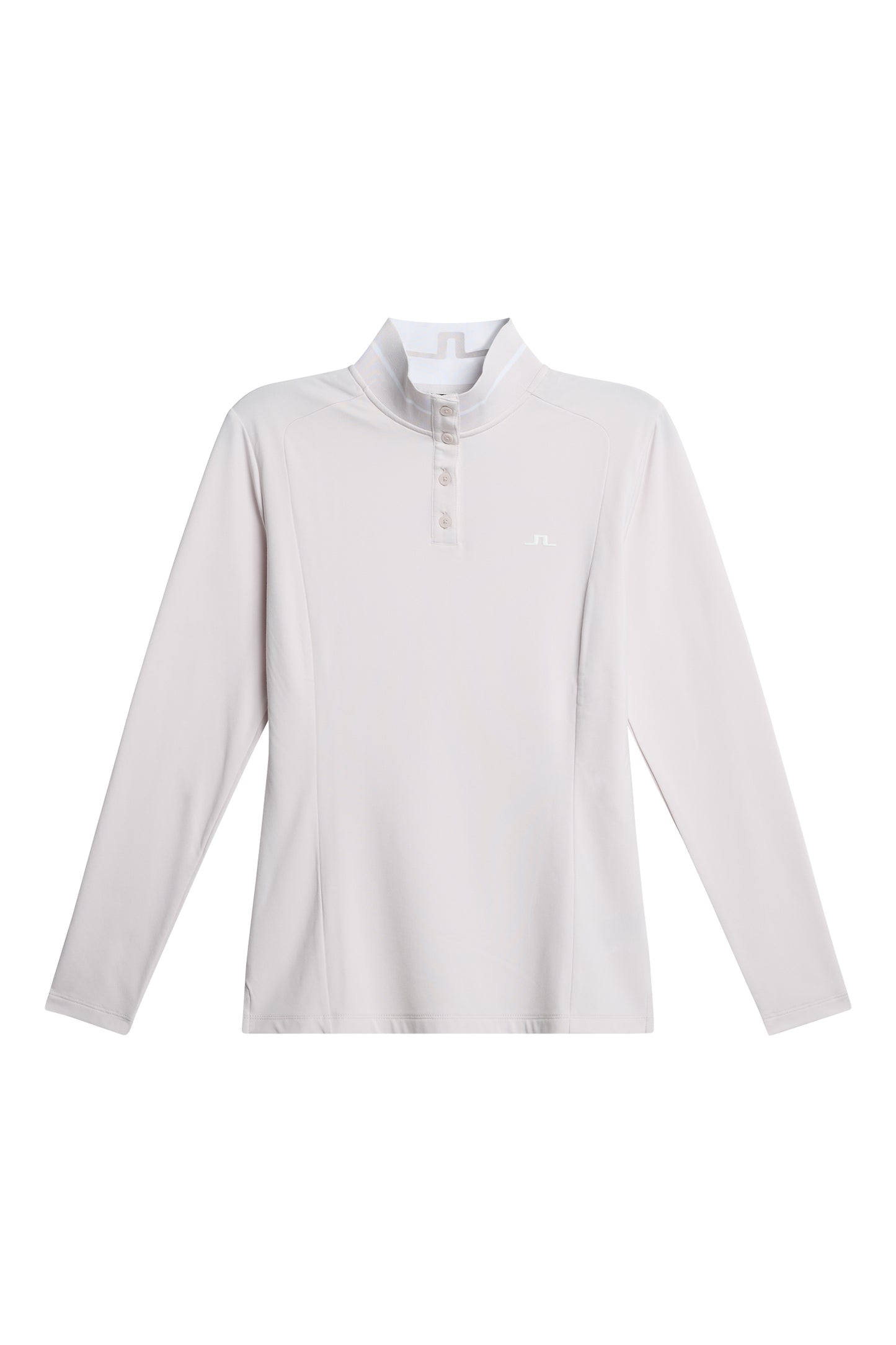 Hertta Long Sleeve Polo in Grey Lilac by J.Lindeberg