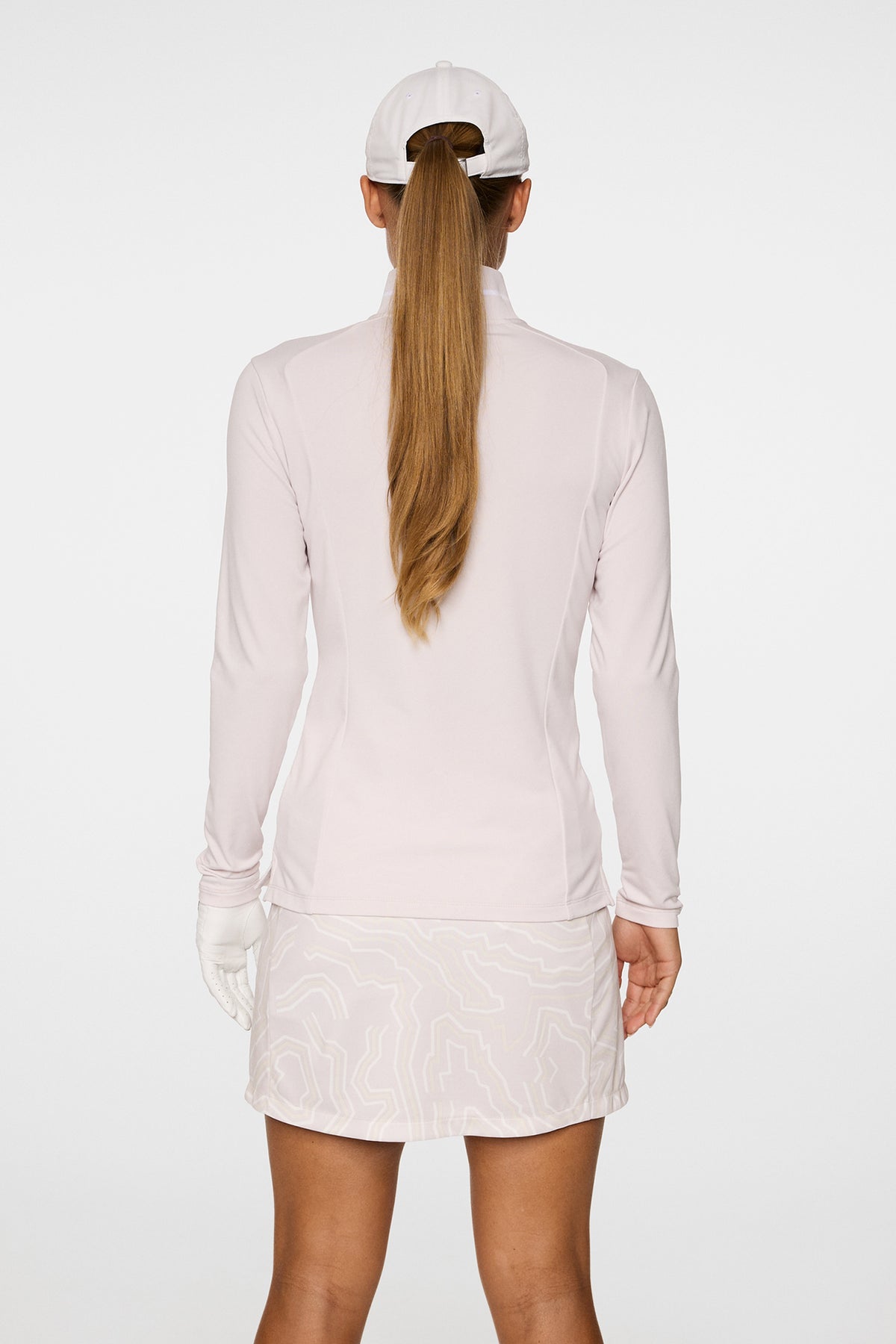 Hertta Long Sleeve Polo in Grey Lilac by J.Lindeberg