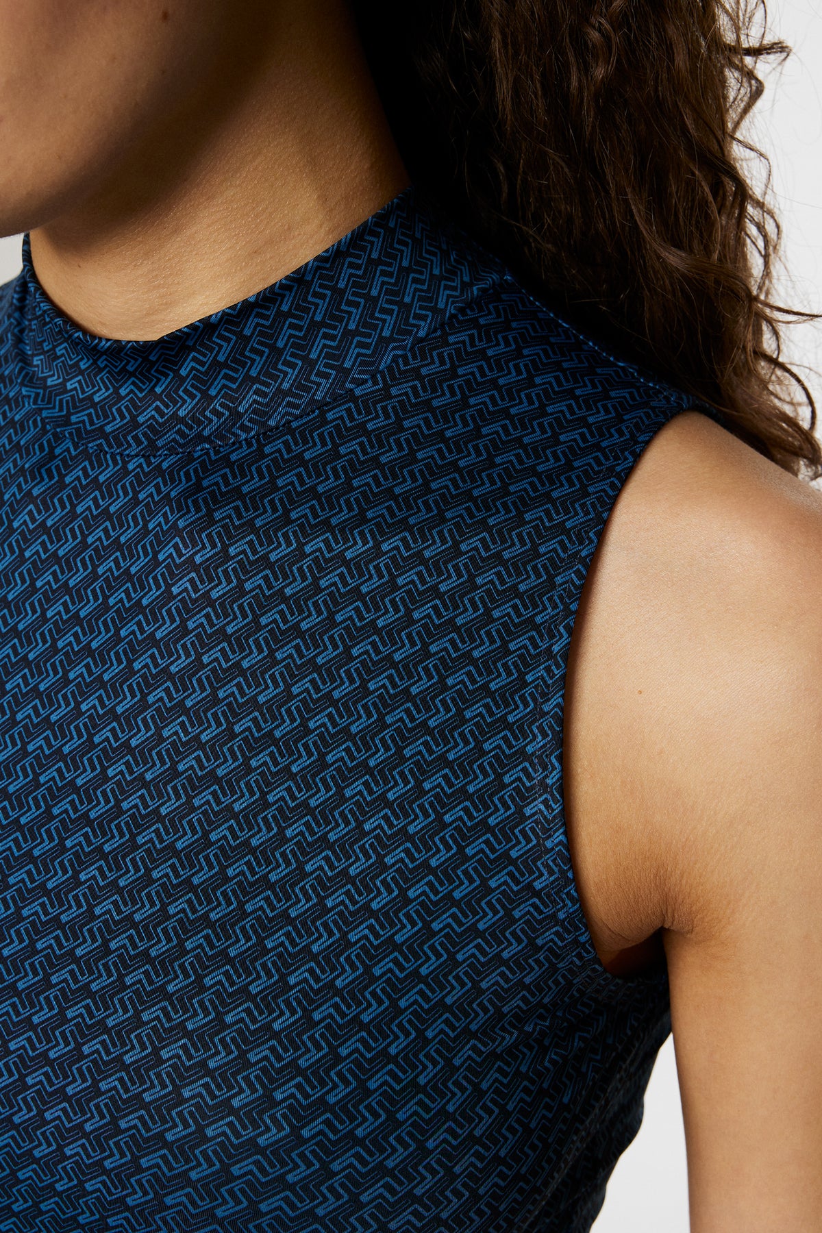 Siana Sleeveless Top in Shadow Bridge Navy S by J.Lindeberg