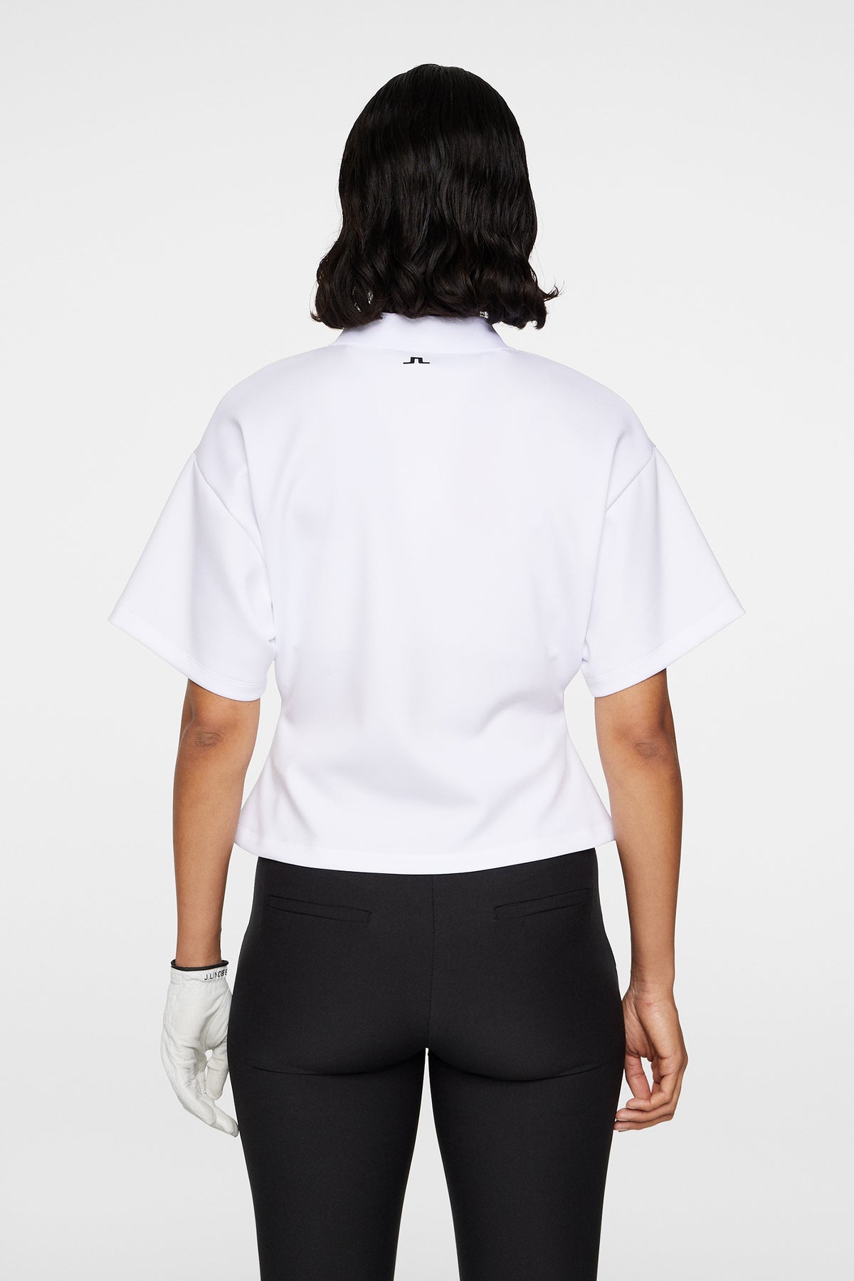 Amila Top in White by J.Lindeberg