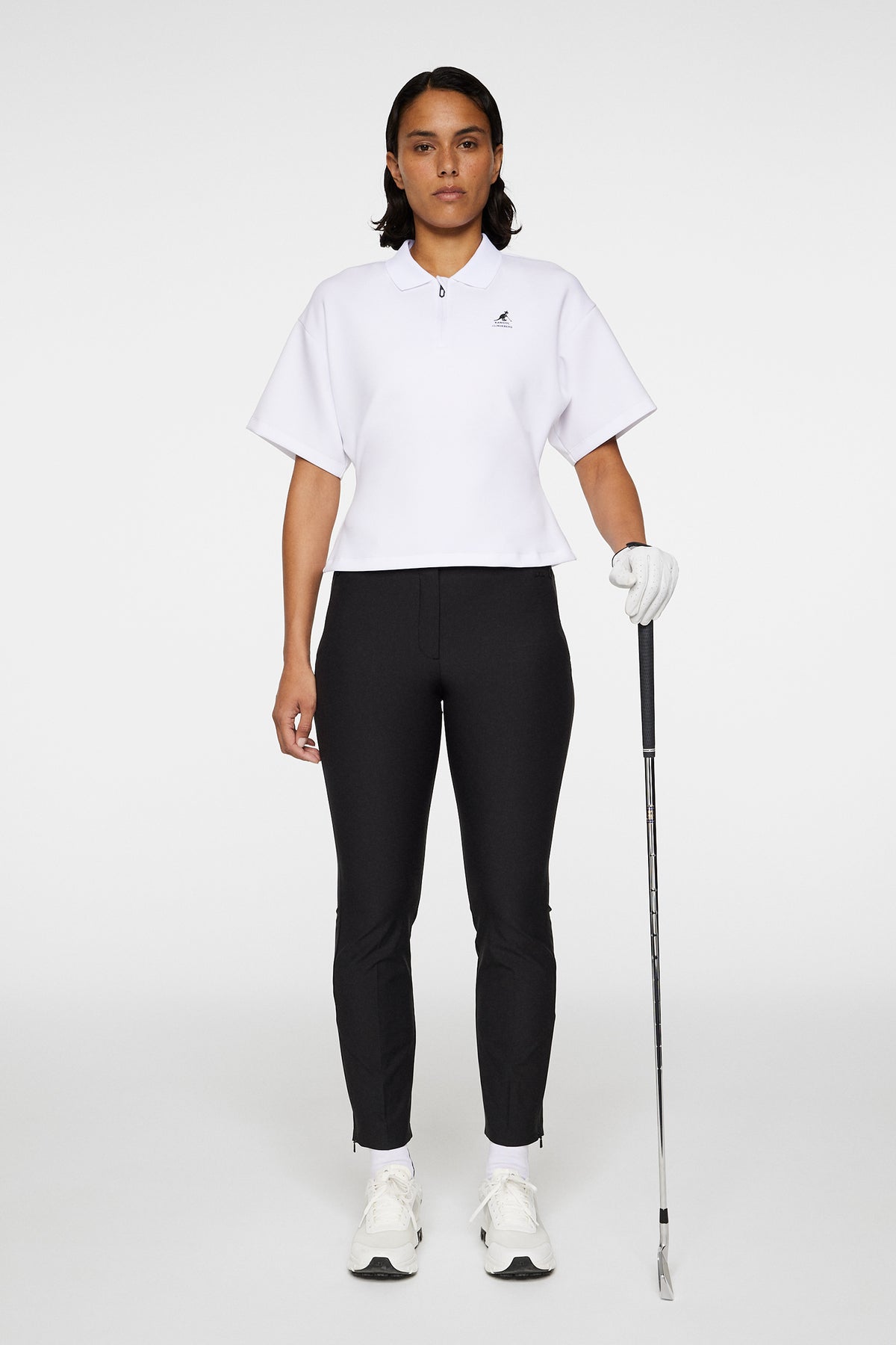 Amila Top in White by J.Lindeberg