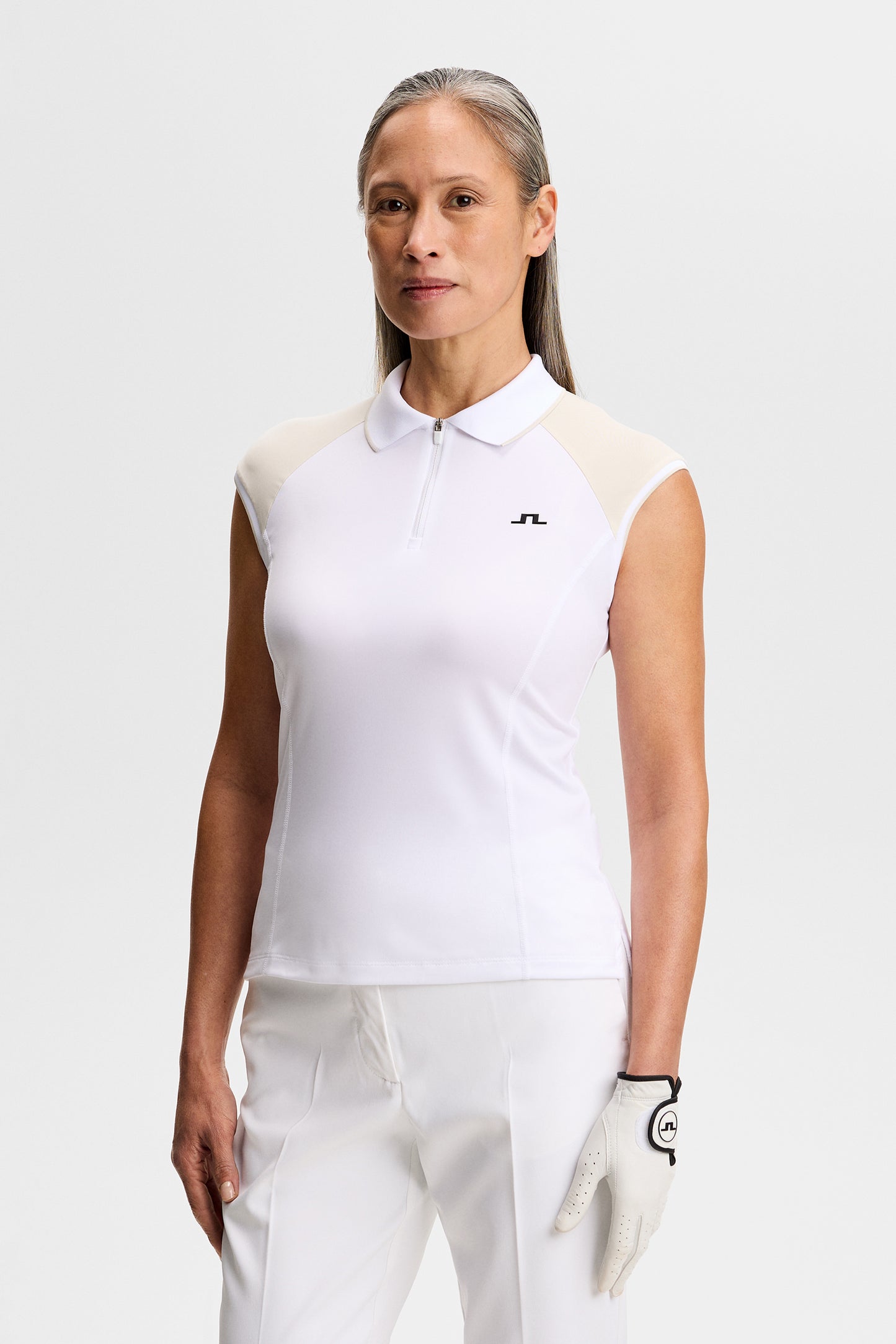 Lei Polo in White by J.Lindeberg