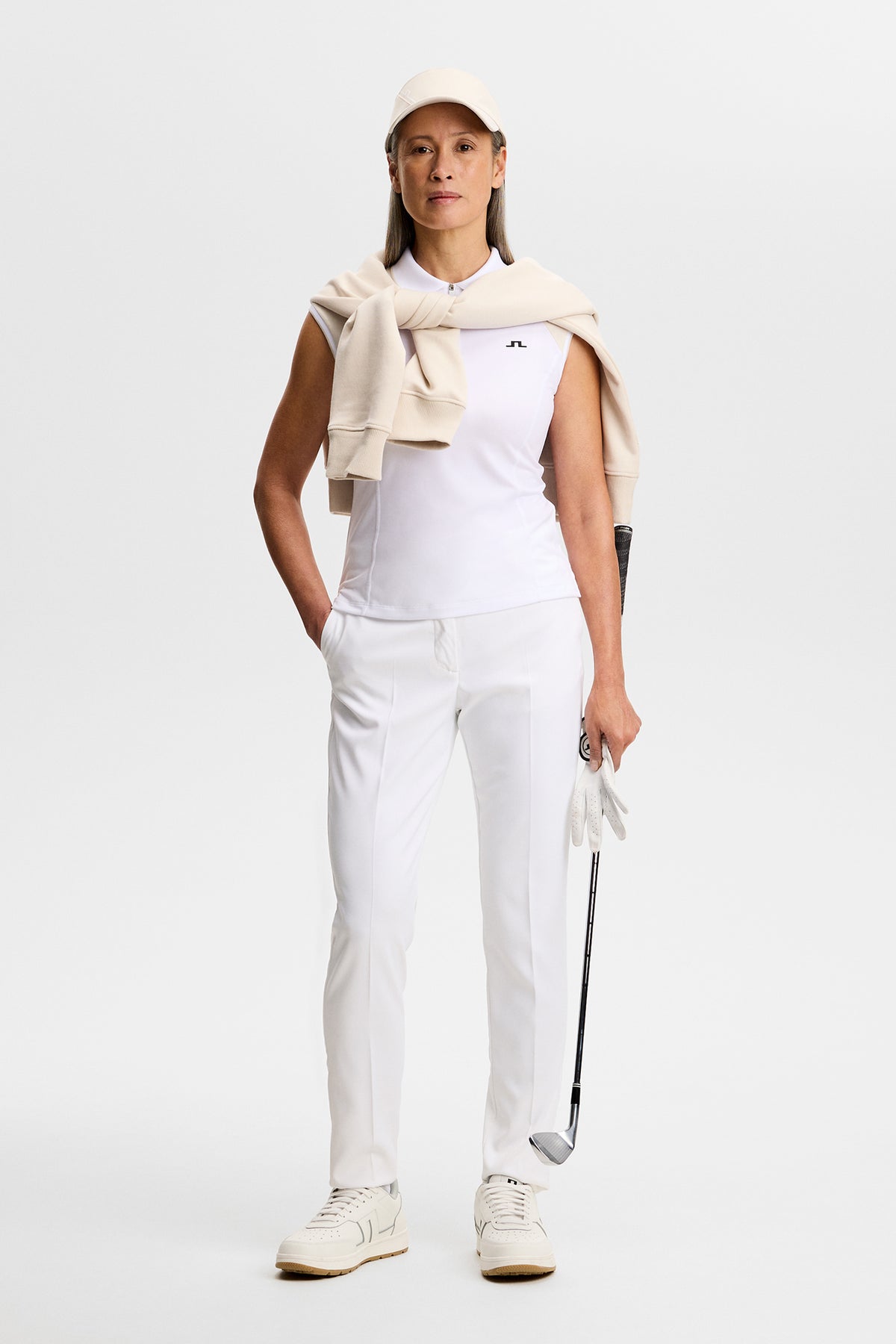 Lei Polo in White by J.Lindeberg