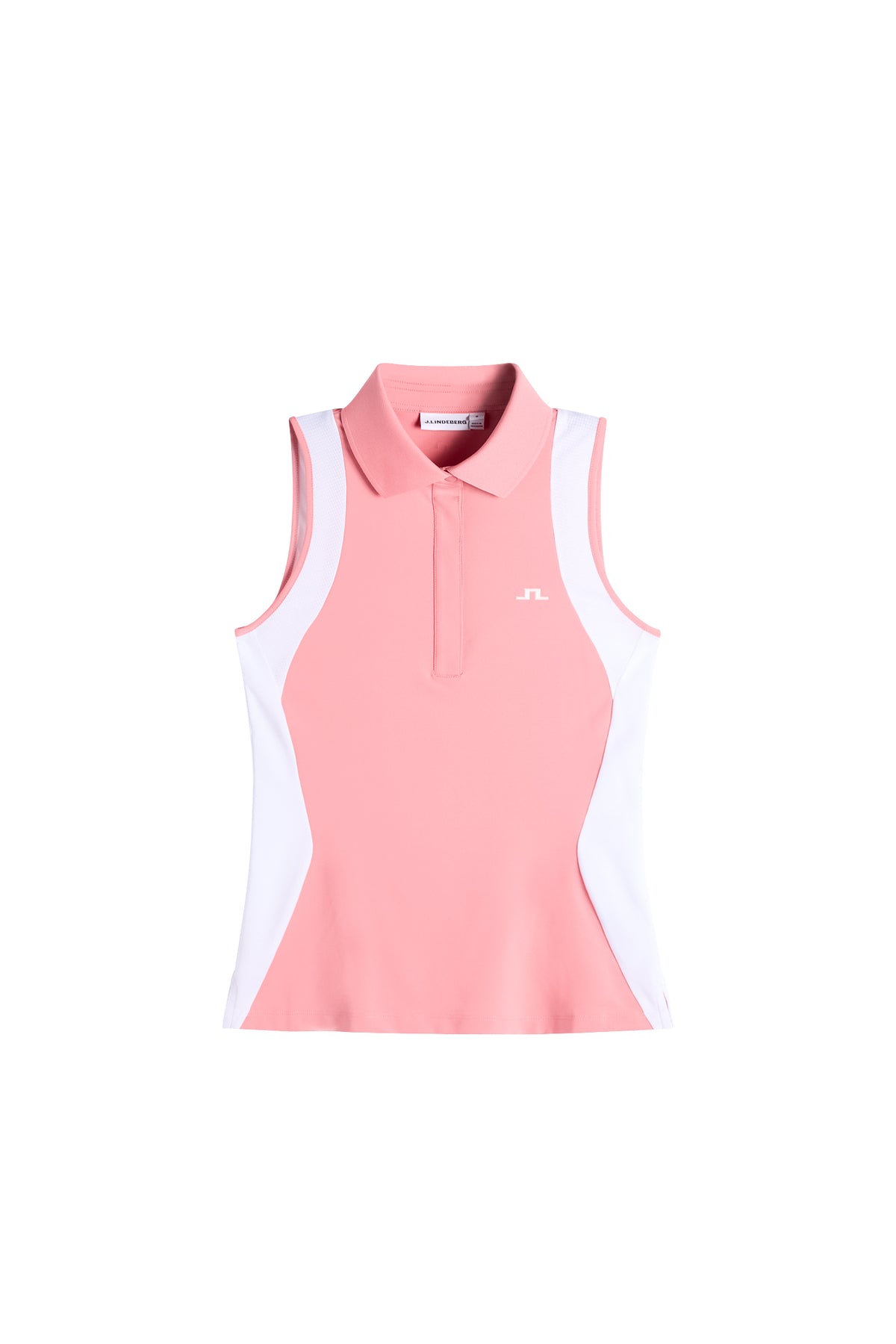 Krissi Sleeveless Polo in Flamingo Plume by J.Lindeberg