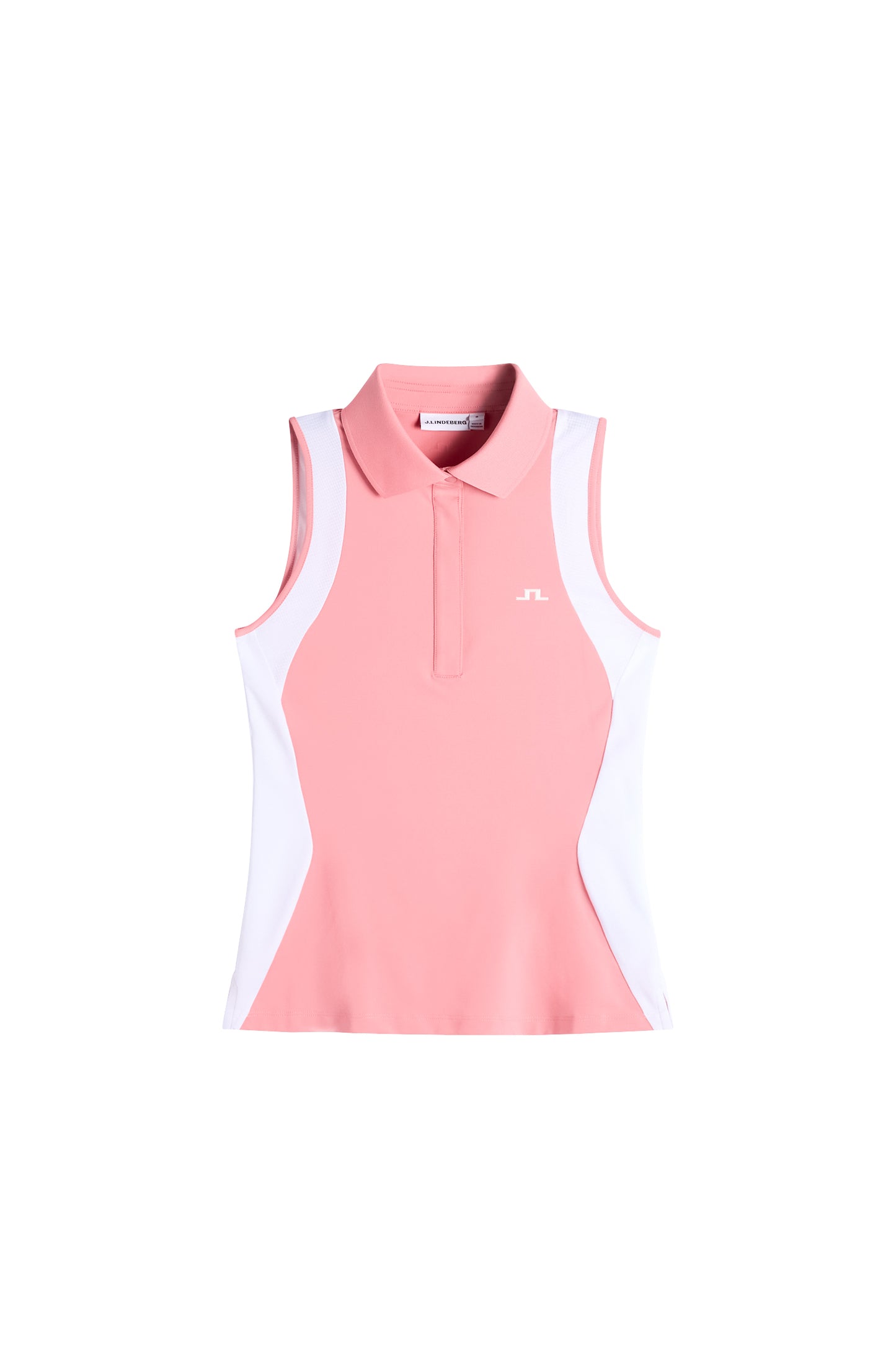 Krissi Sleeveless Polo in Flamingo Plume by J.Lindeberg