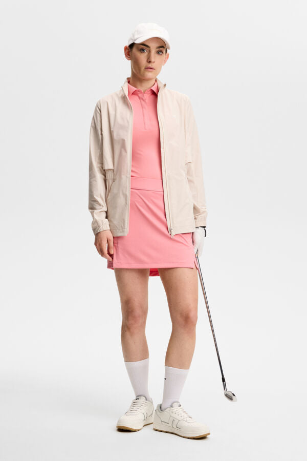 Krissi Sleeveless Polo / Flamingo Plume