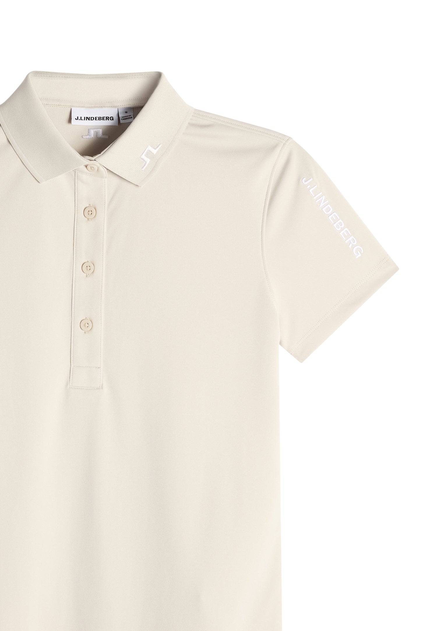 Tour Tech Polo in Moonbeam by J.Lindeberg