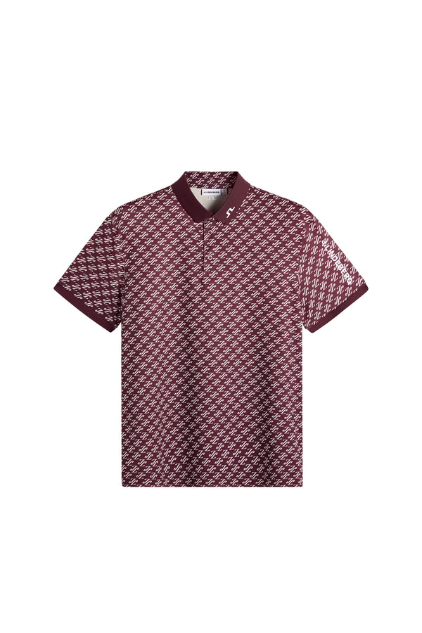 Tour Tech Print Polo / Cardi Jacquard S - Winetasting