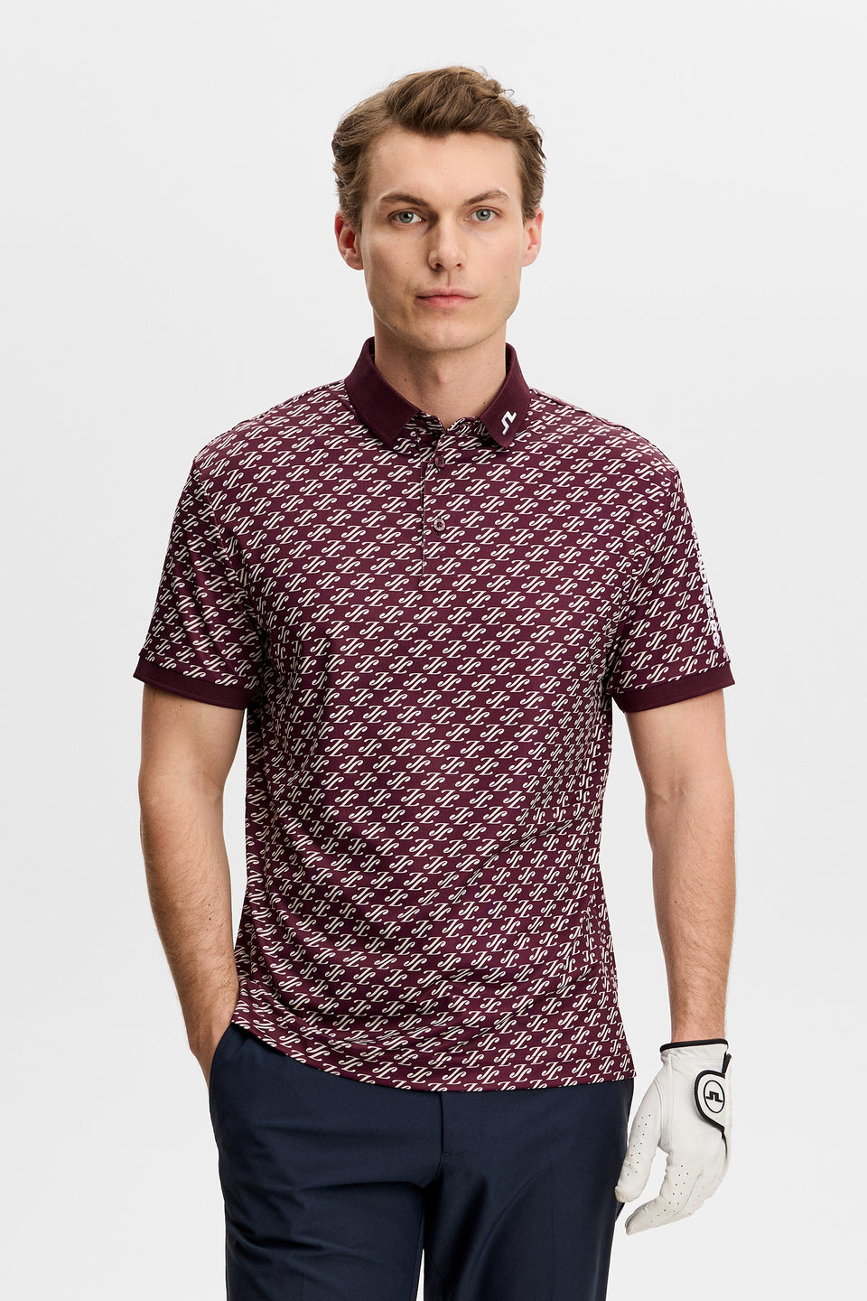 Tour Tech Print Polo / Cardi Jacquard S - Winetasting