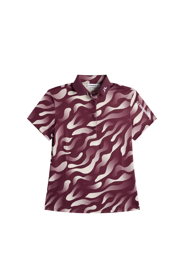 Tour Tech Print Polo / Bunker Fade Winetasting Moon M
