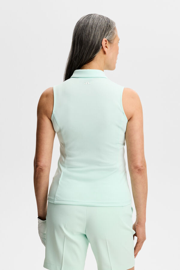 Dena Sleeveless Polo / Bay