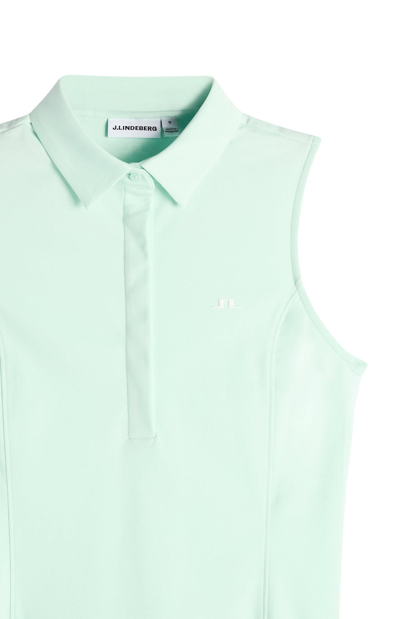 Dena Sleeveless Polo in Bay by J.Lindeberg