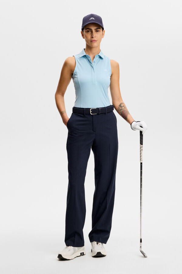 Dena Sleeveless Polo / Forget-Me-Not