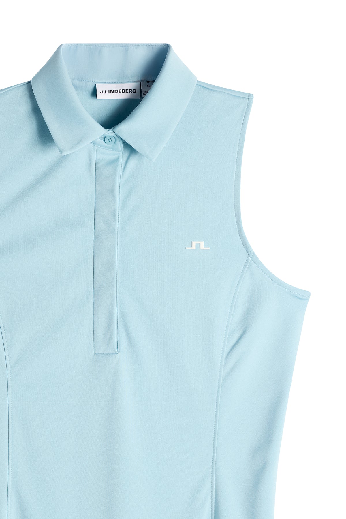 Dena Sleeveless Polo in Forget-Me-Not by J.Lindeberg