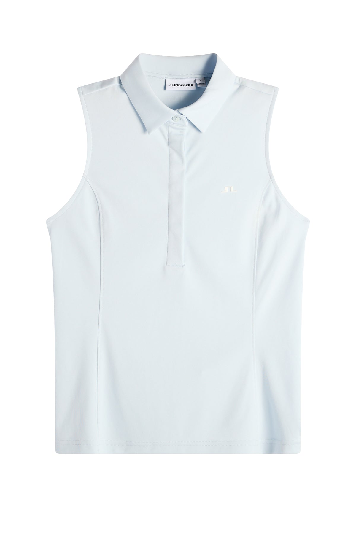 Dena Sleeveless Polo in Skywriting by J.Lindeberg