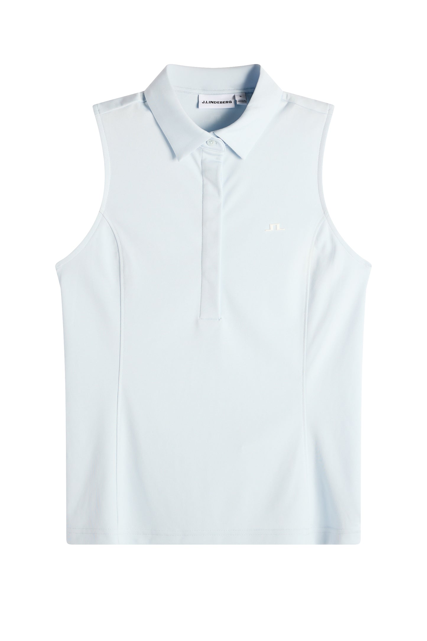 Dena Sleeveless Polo in Skywriting by J.Lindeberg