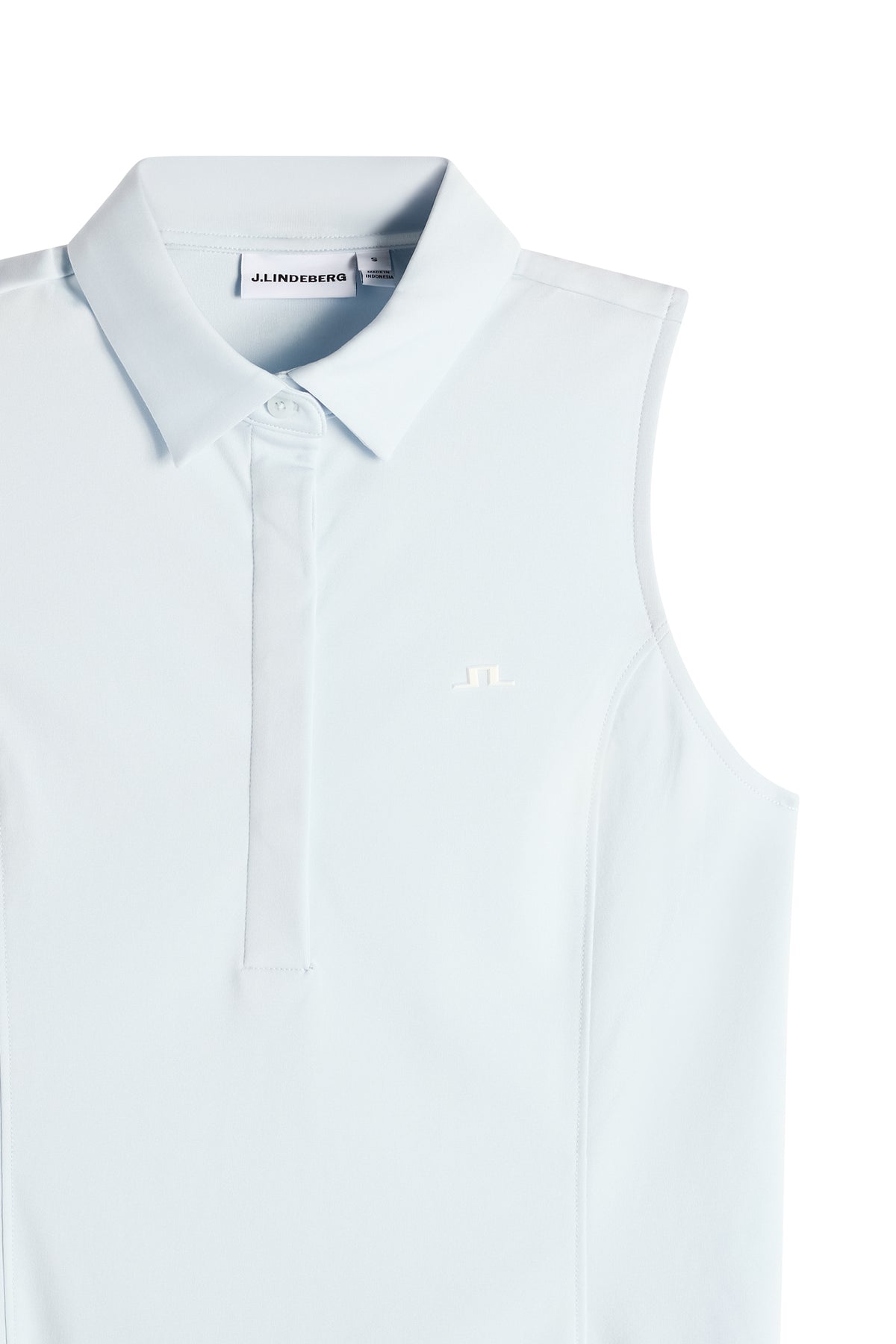 Dena Sleeveless Polo in Skywriting by J.Lindeberg
