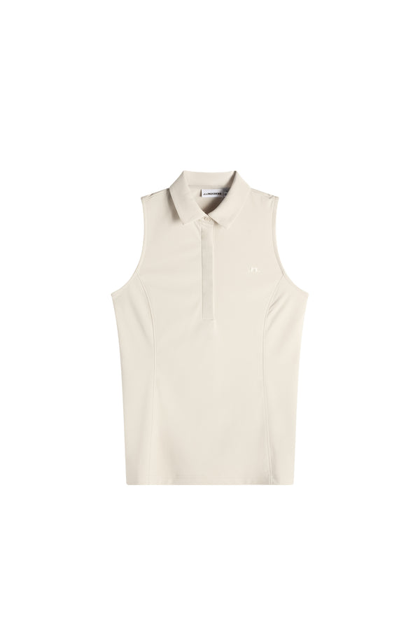 Dena Sleeveless Polo / Moonbeam