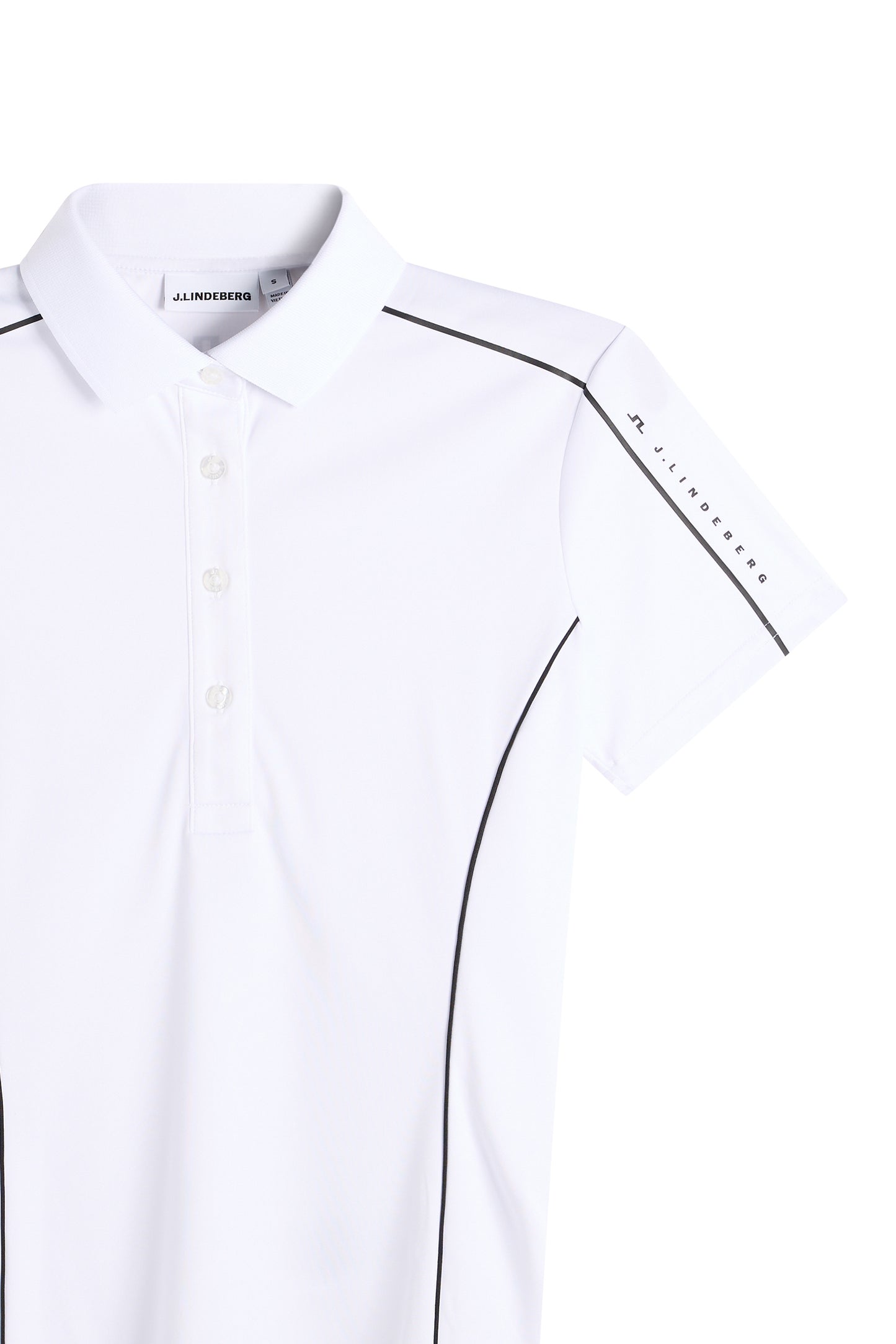 Leyla  Polo in White by J.Lindeberg