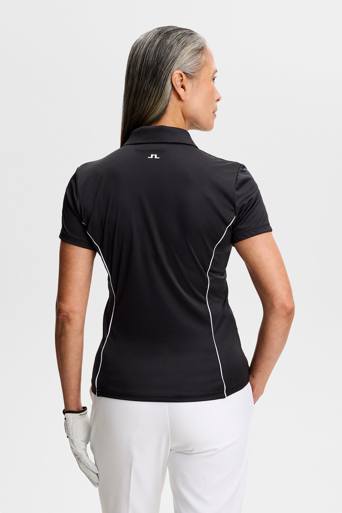 Leyla  Polo in Black by J.Lindeberg