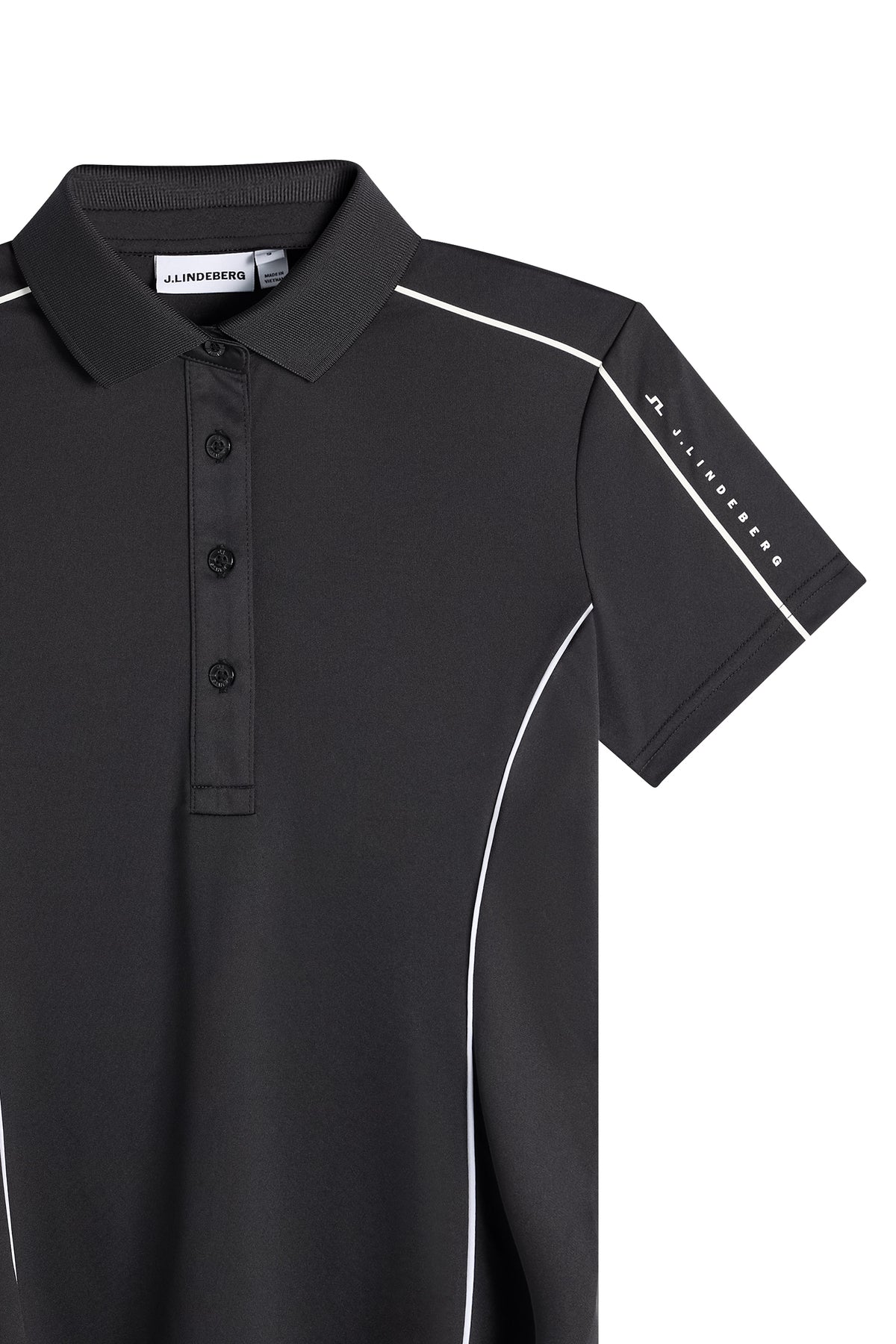 Leyla  Polo in Black by J.Lindeberg