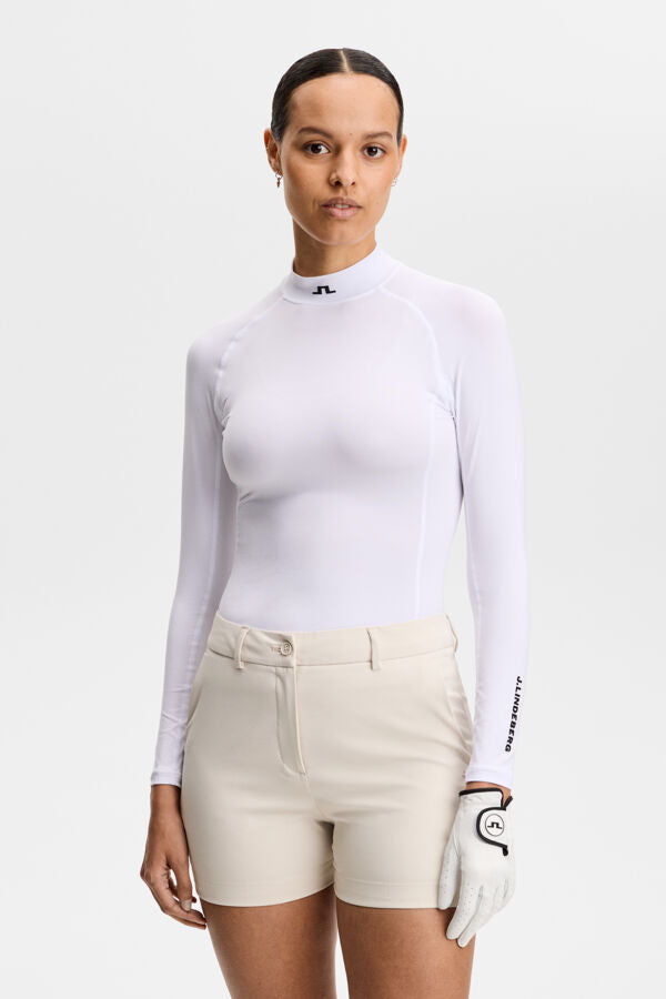 Ella Compression Top / White