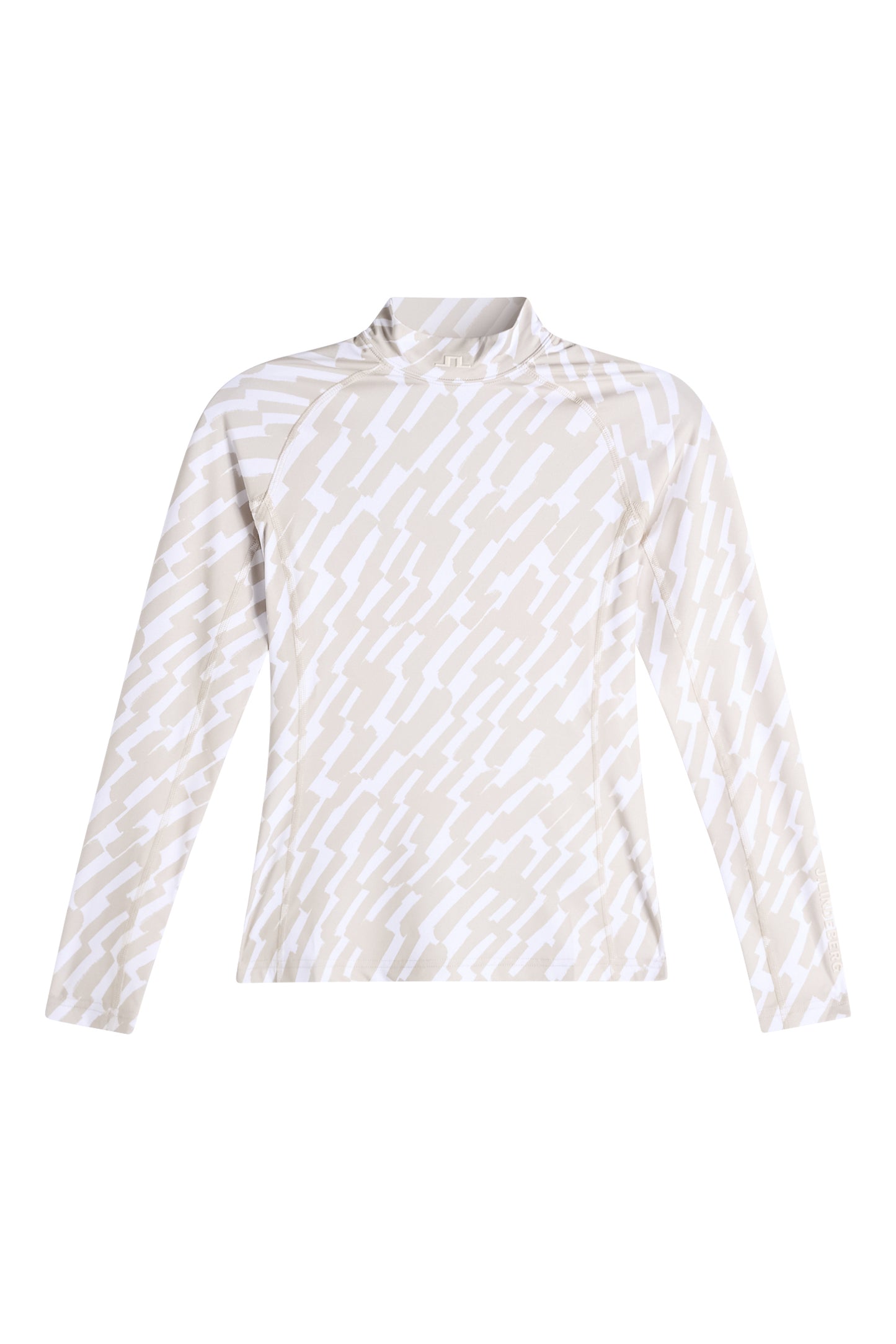 Ella Print Compression Top in Oak Island Fossil M by J.Lindeberg