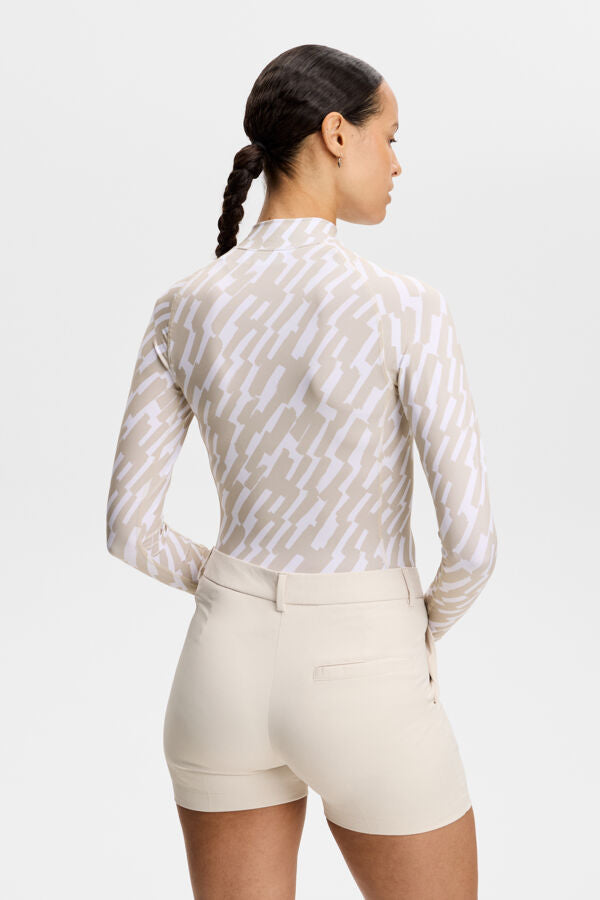 Ella Print Compression Top / Oak Island Fossil M – J.LINDEBERG US