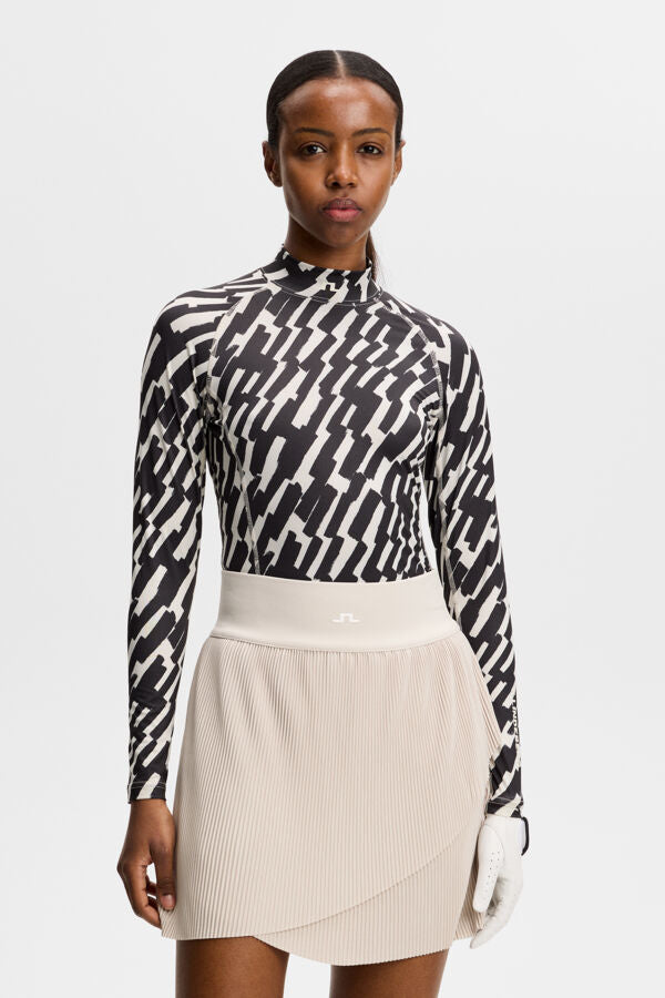 Ella Print Compression Top / Oak Moonbeam M