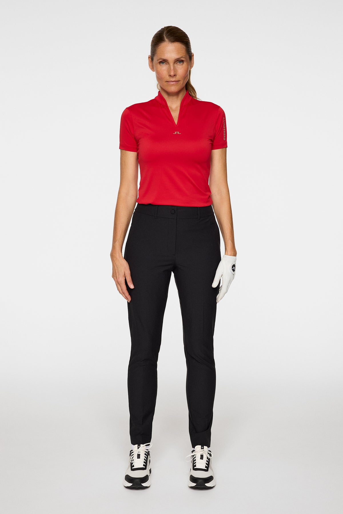 Sophie Polo in Barbados Cherry by J.Lindeberg