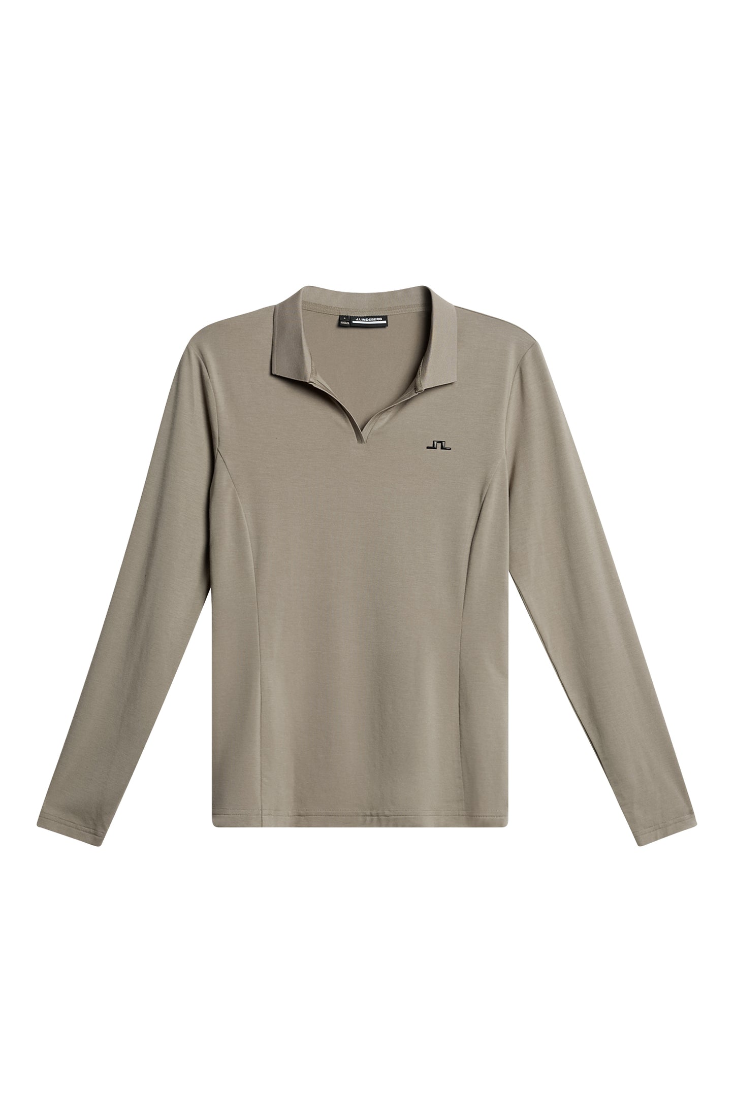 Falah Long Sleeve Polo in Brindle by J.Lindeberg