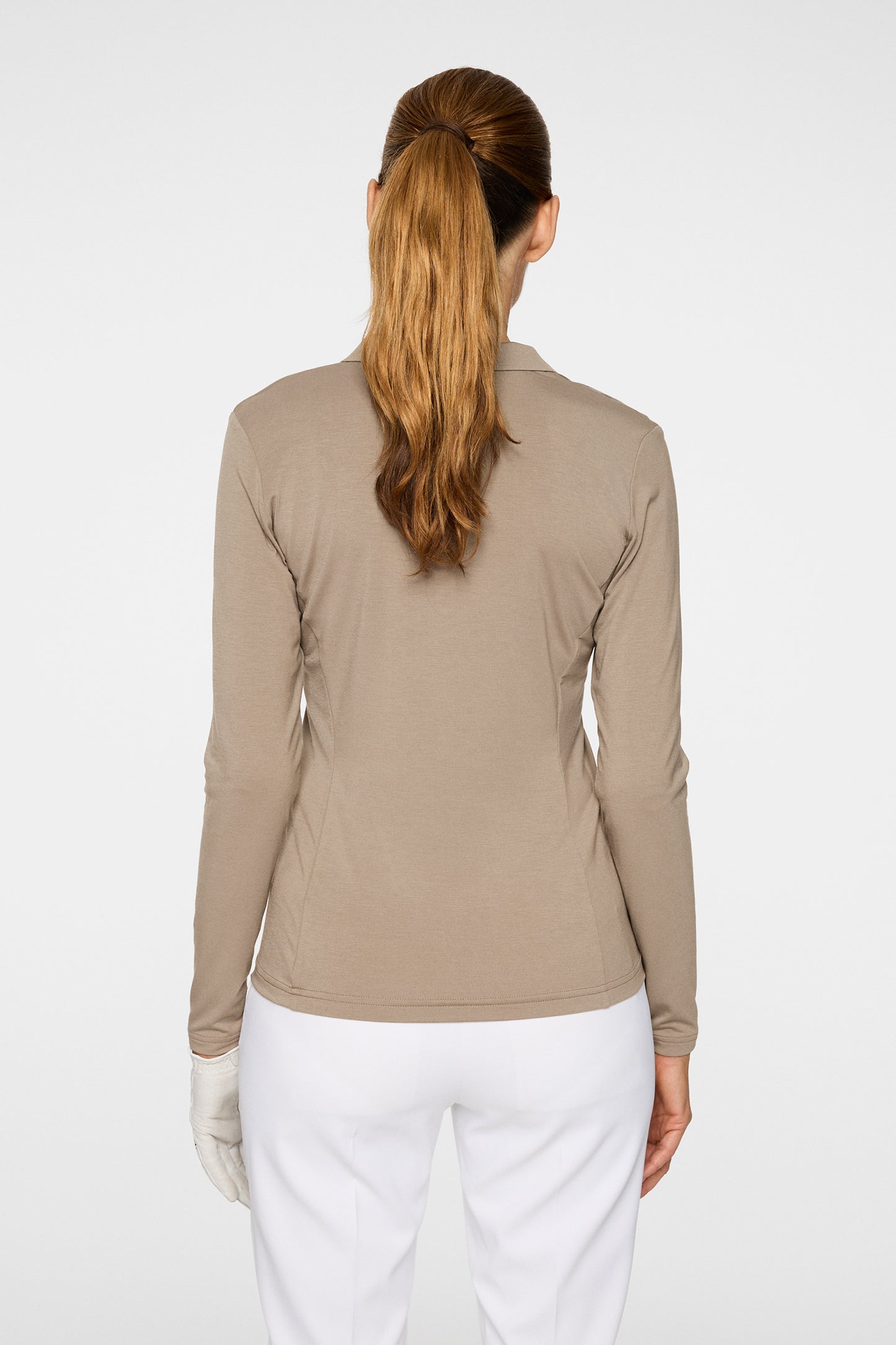 Falah Long Sleeve Polo in Brindle by J.Lindeberg