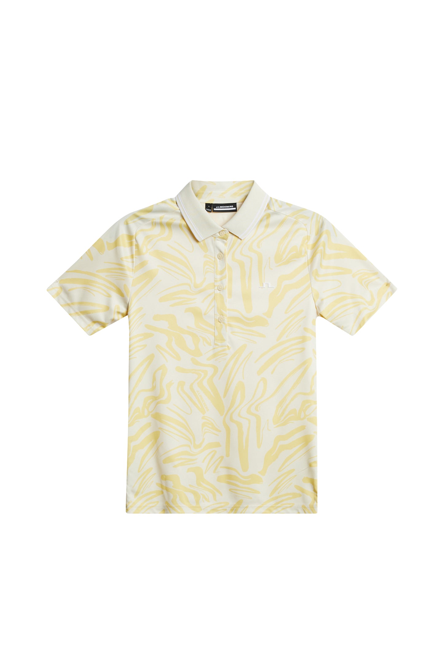 Georgia Print Polo in Scribble Sunshine by J.Lindeberg