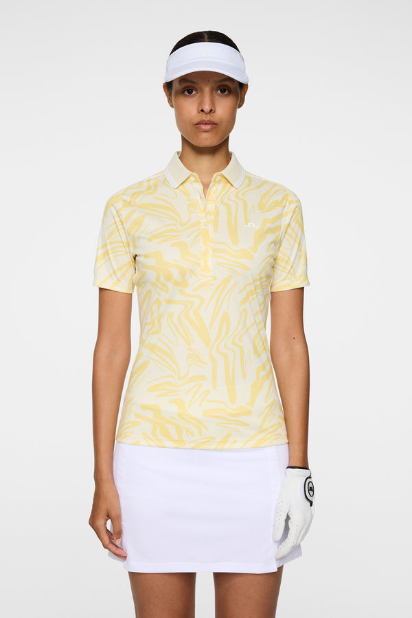 Georgia Print Polo / Scribble Sunshine
