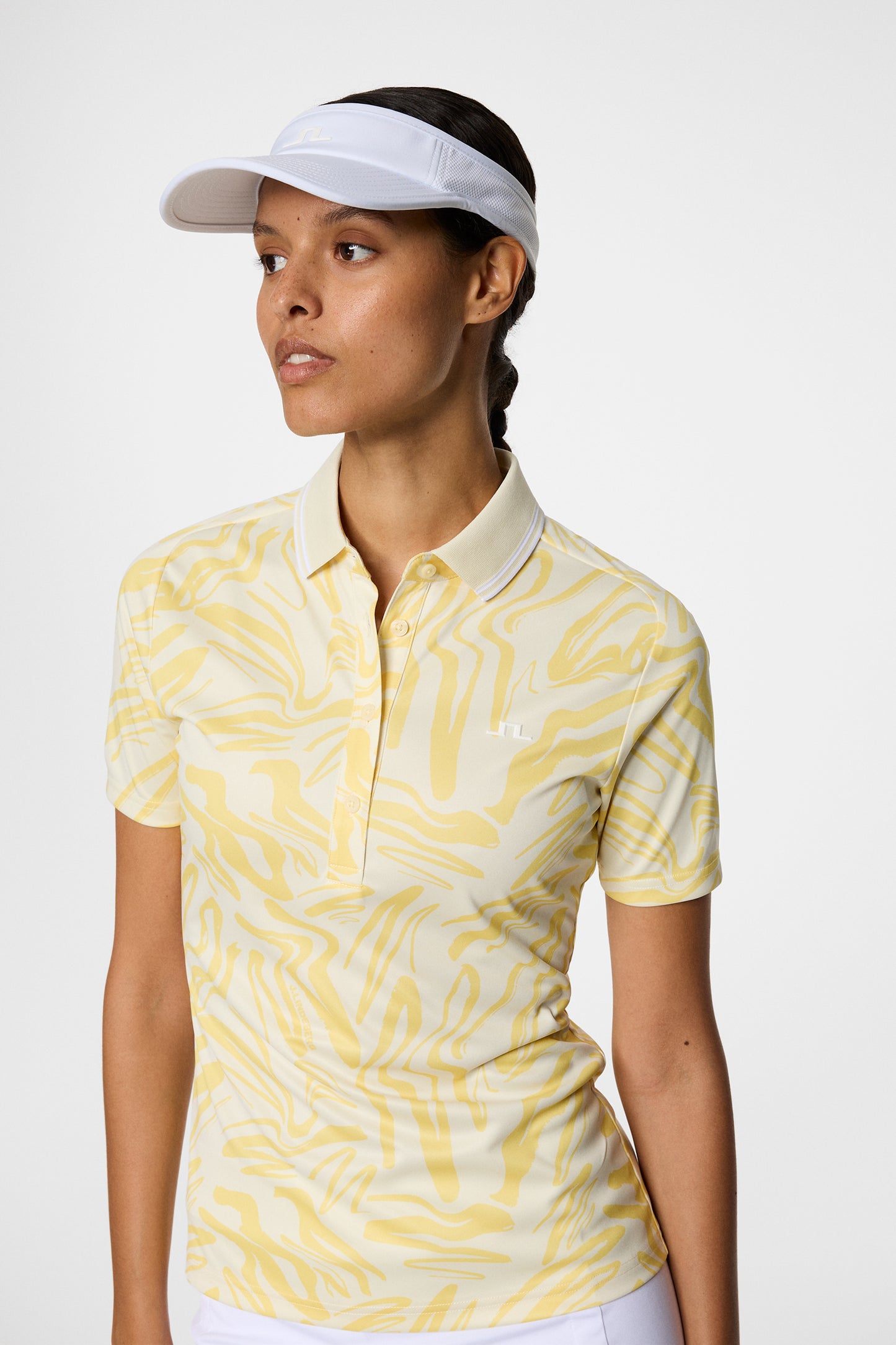 Georgia Print Polo in Scribble Sunshine by J.Lindeberg