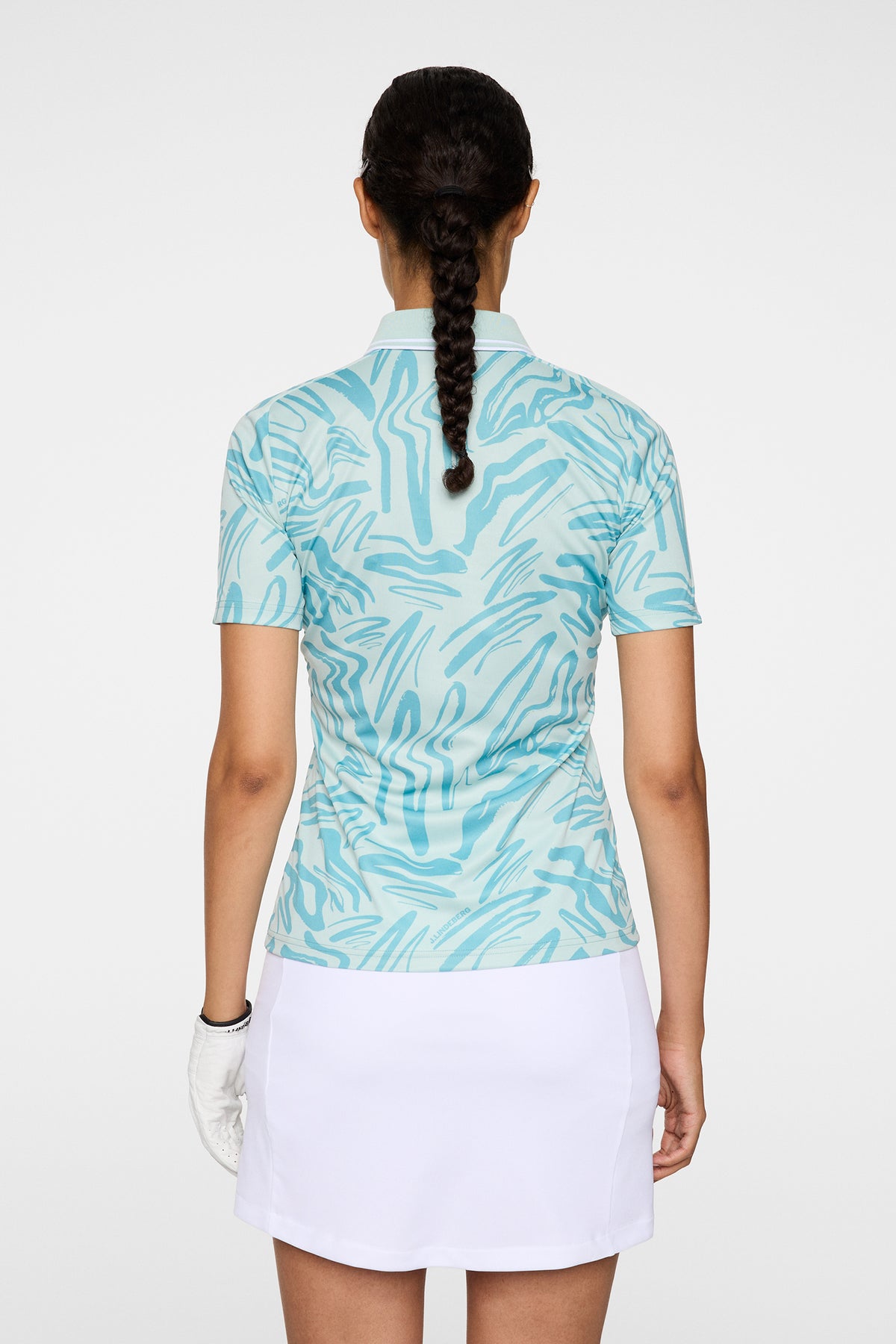 Georgia Print Polo in Scribble Stillwater by J.Lindeberg