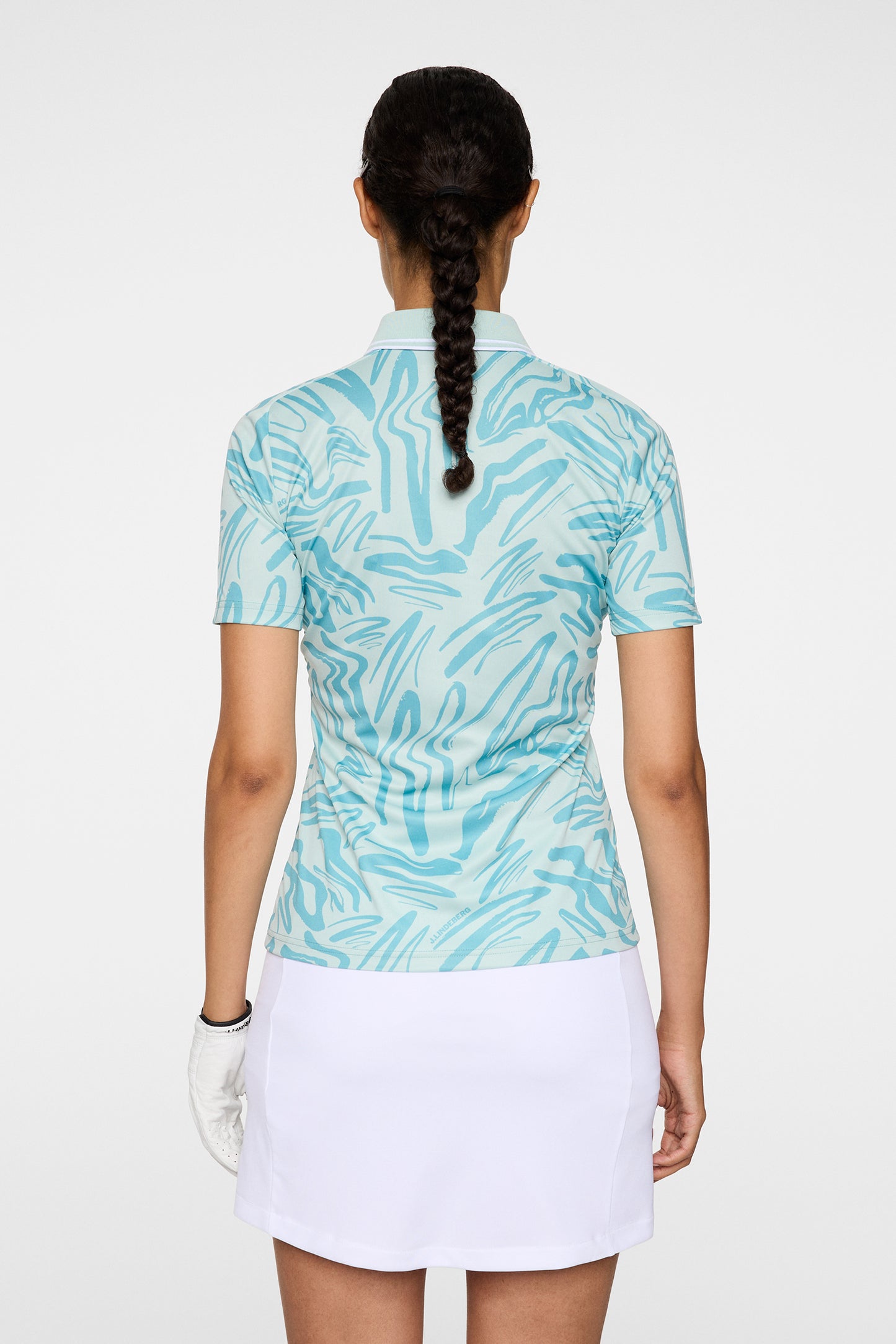 Georgia Print Polo in Scribble Stillwater by J.Lindeberg