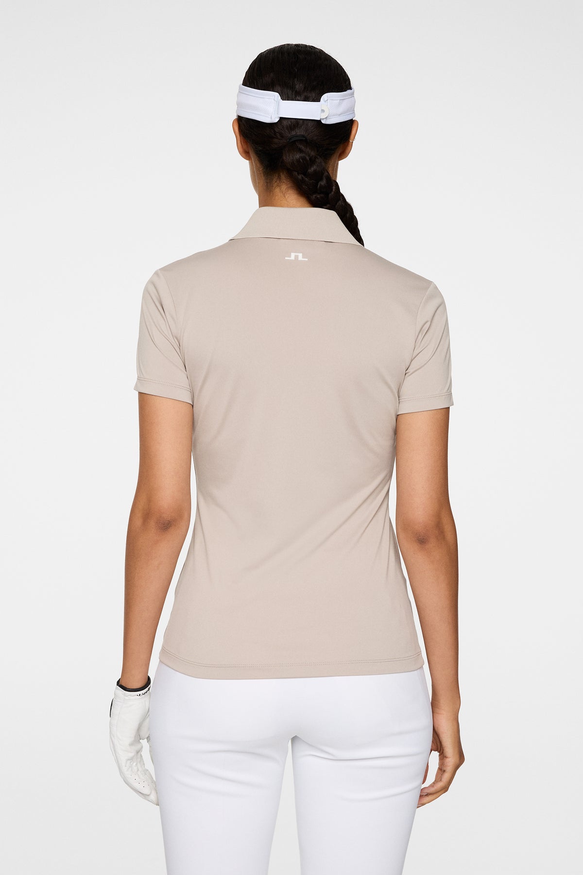 Evia Polo in Oyster Brown by J.Lindeberg