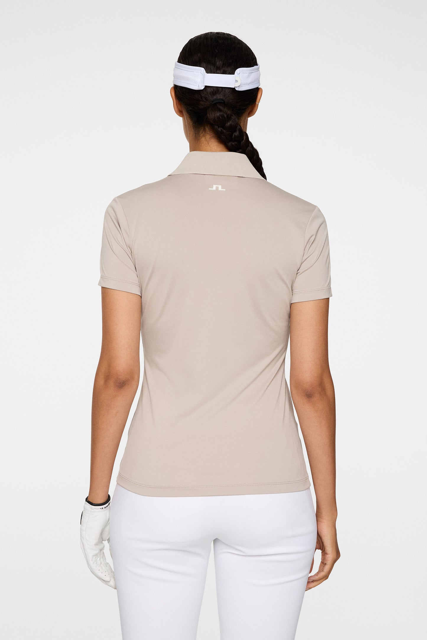 Evia Polo in Oyster Brown by J.Lindeberg