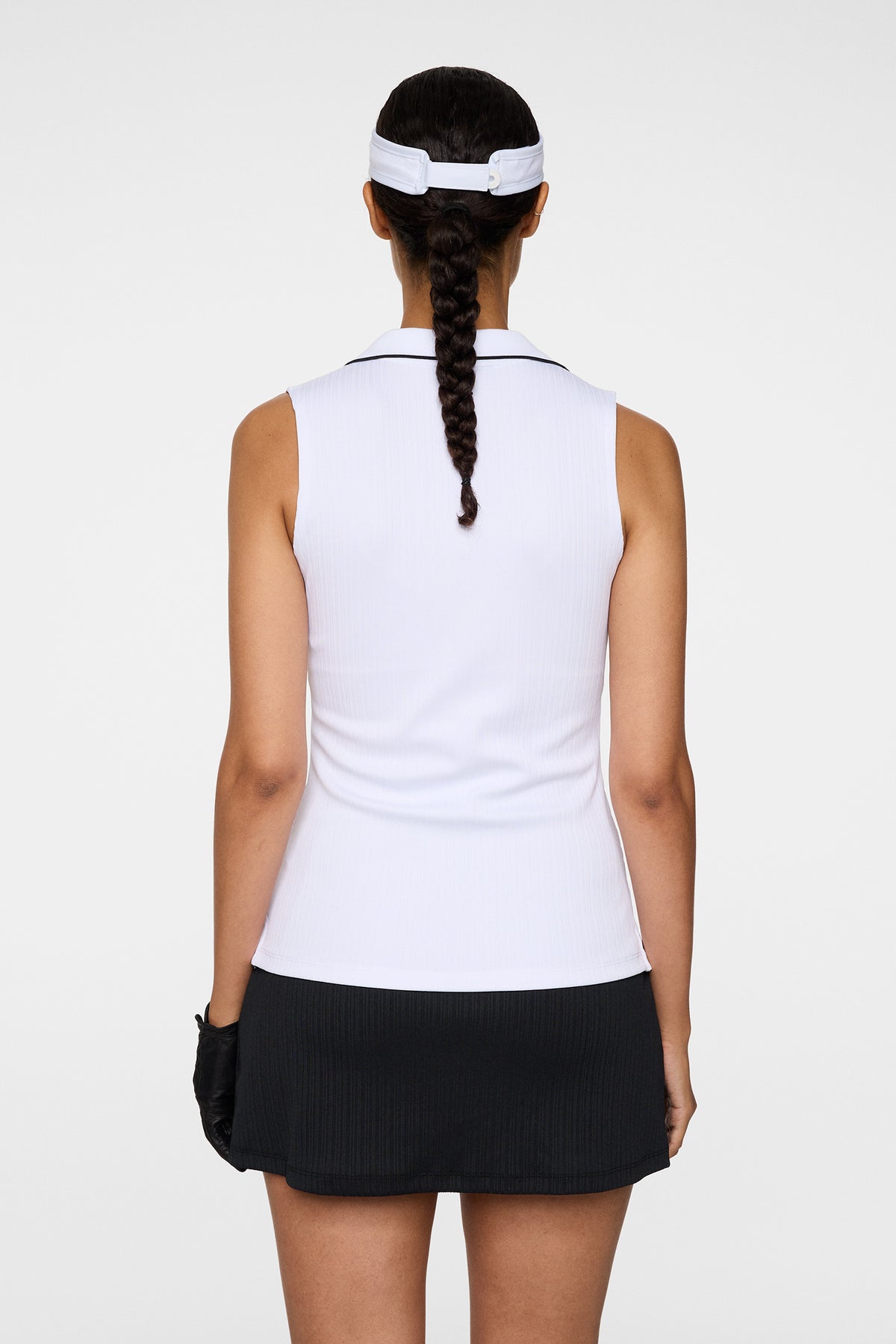 Delilah Sleeveless Top in White by J.Lindeberg