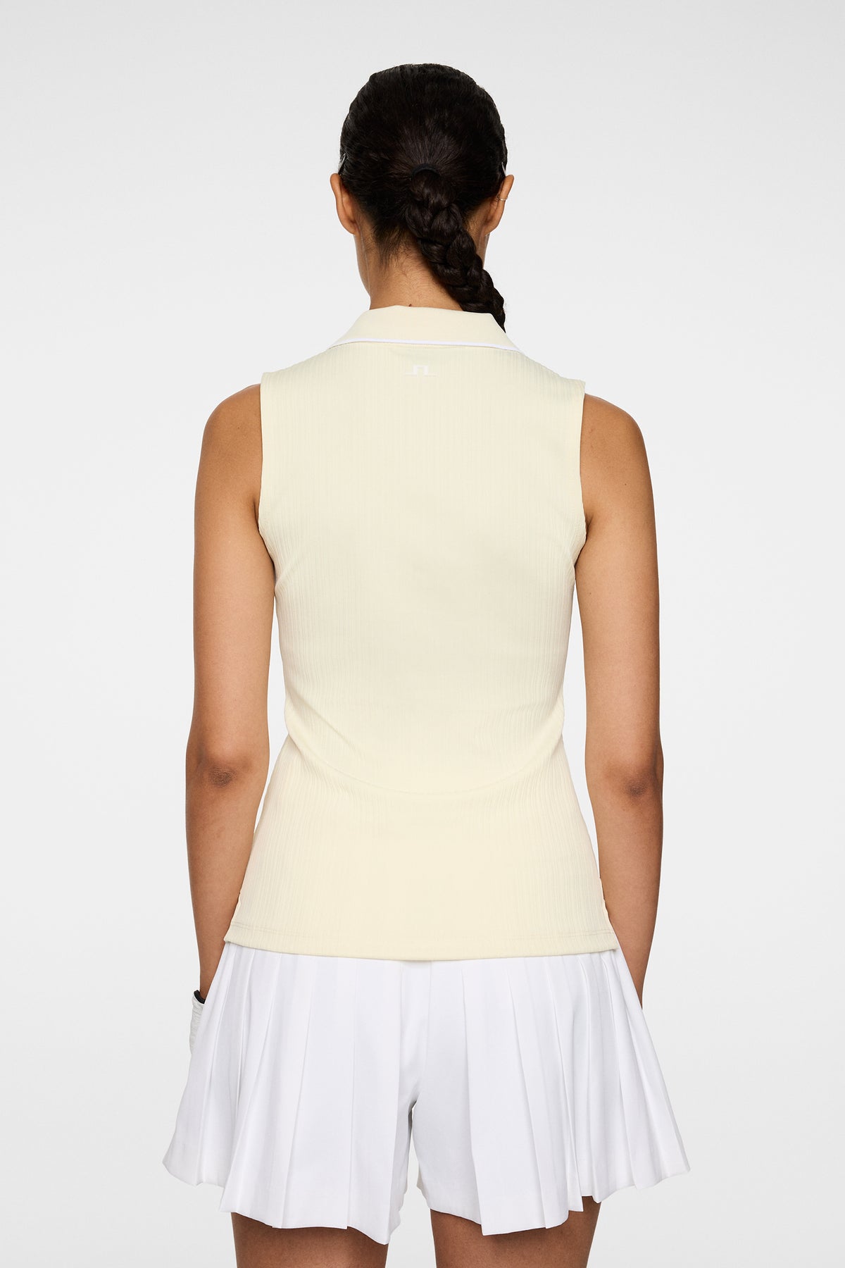 Delilah Sleeveless Top in Lemon Icing by J.Lindeberg