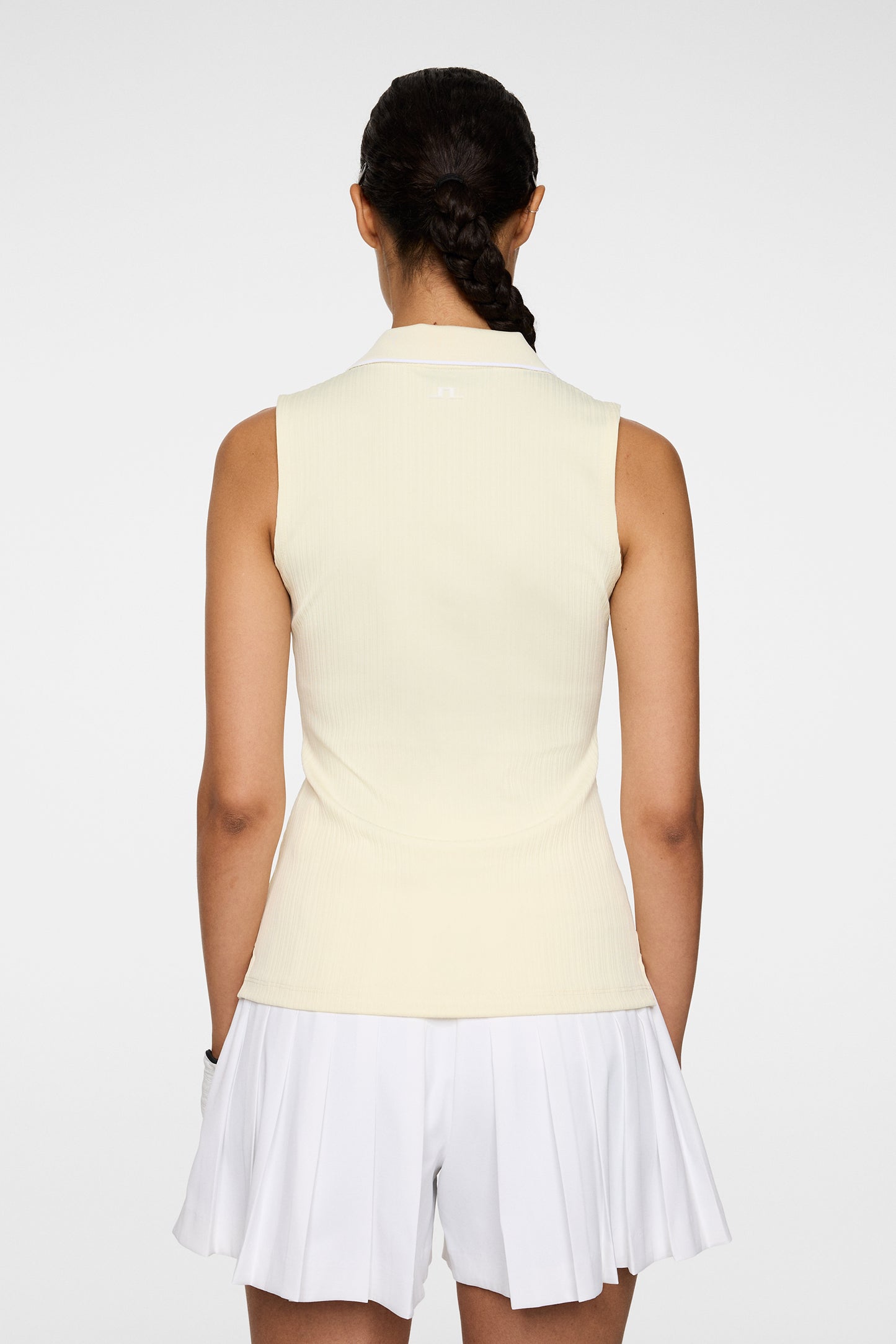 Delilah Sleeveless Top in Lemon Icing by J.Lindeberg