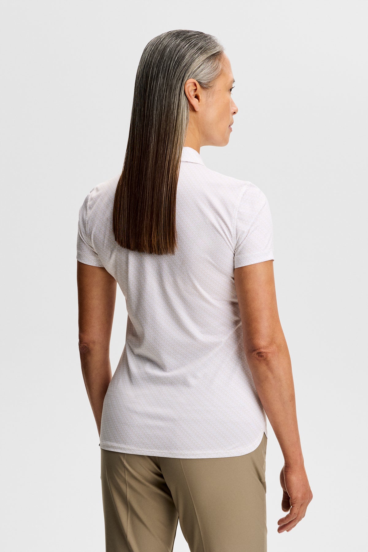 Caitlyn Polo in Flight Bridge White Moon S by J.Lindeberg