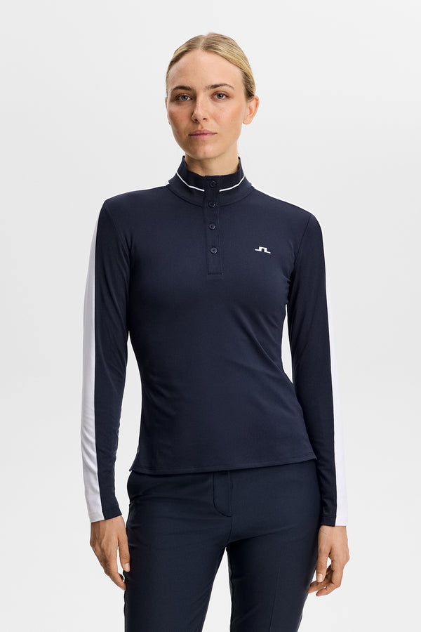 Hertta Long Sleeve Polo / JL Navy